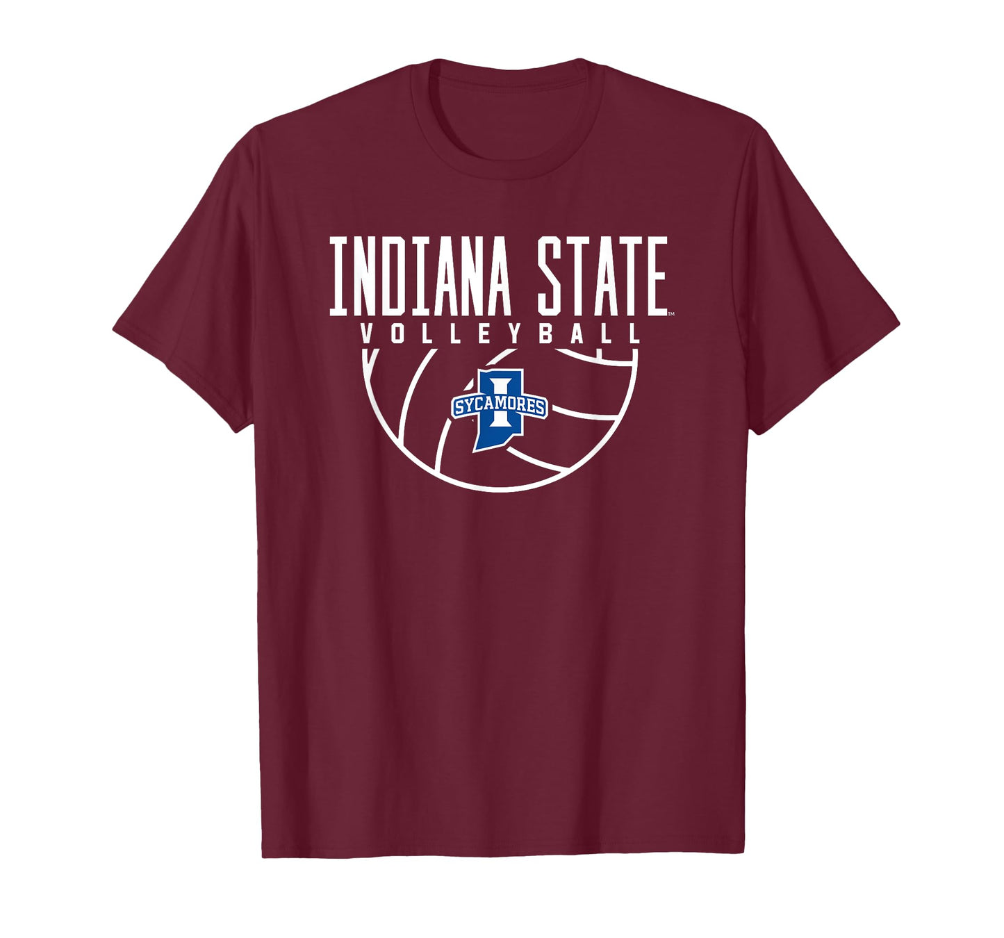 Indiana State University Sycamores Volleyball Arch T-Shirt