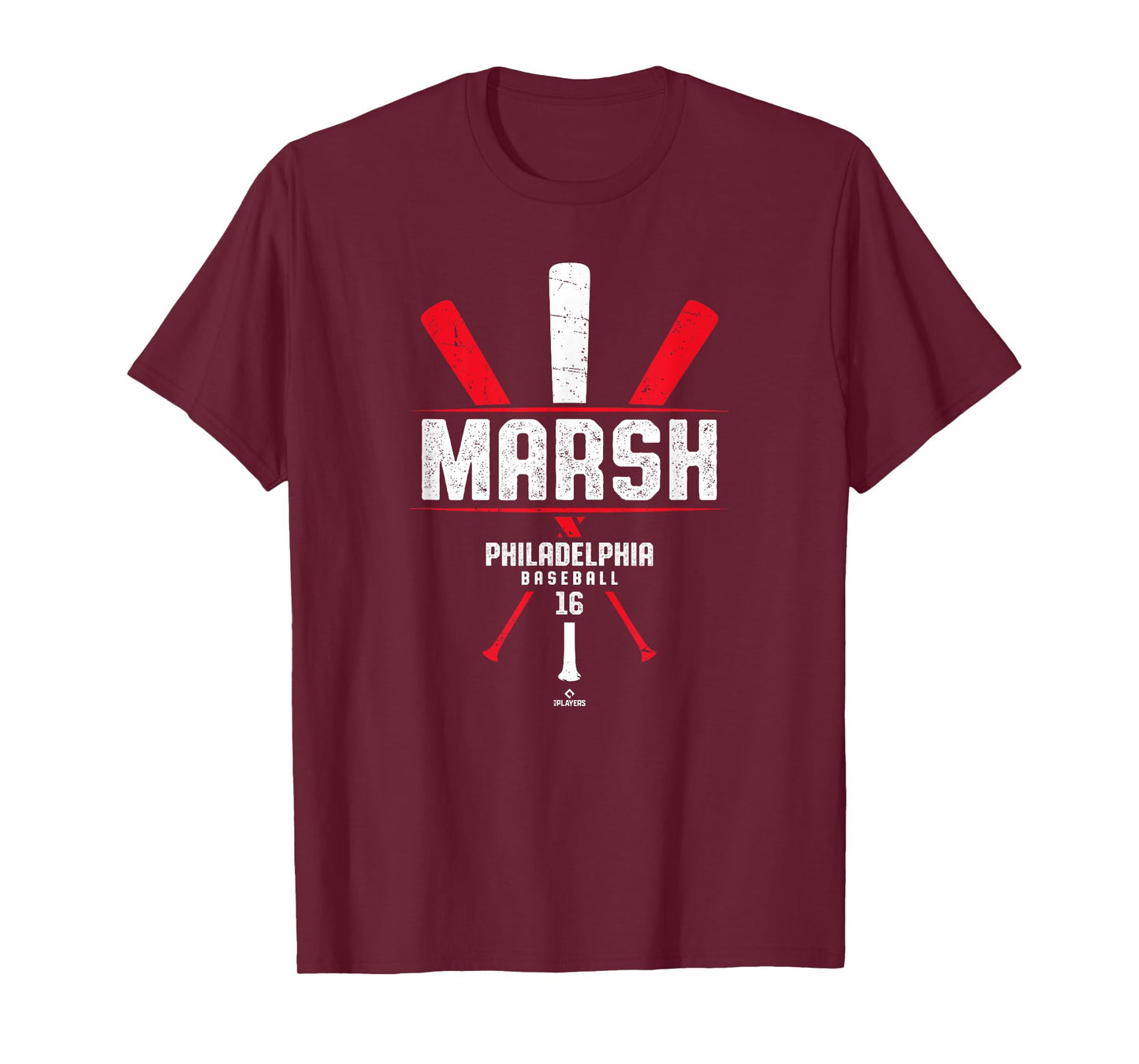 Vintage Baseball Bat Gameday Brandon Marsh Philadelphia T-Shirt