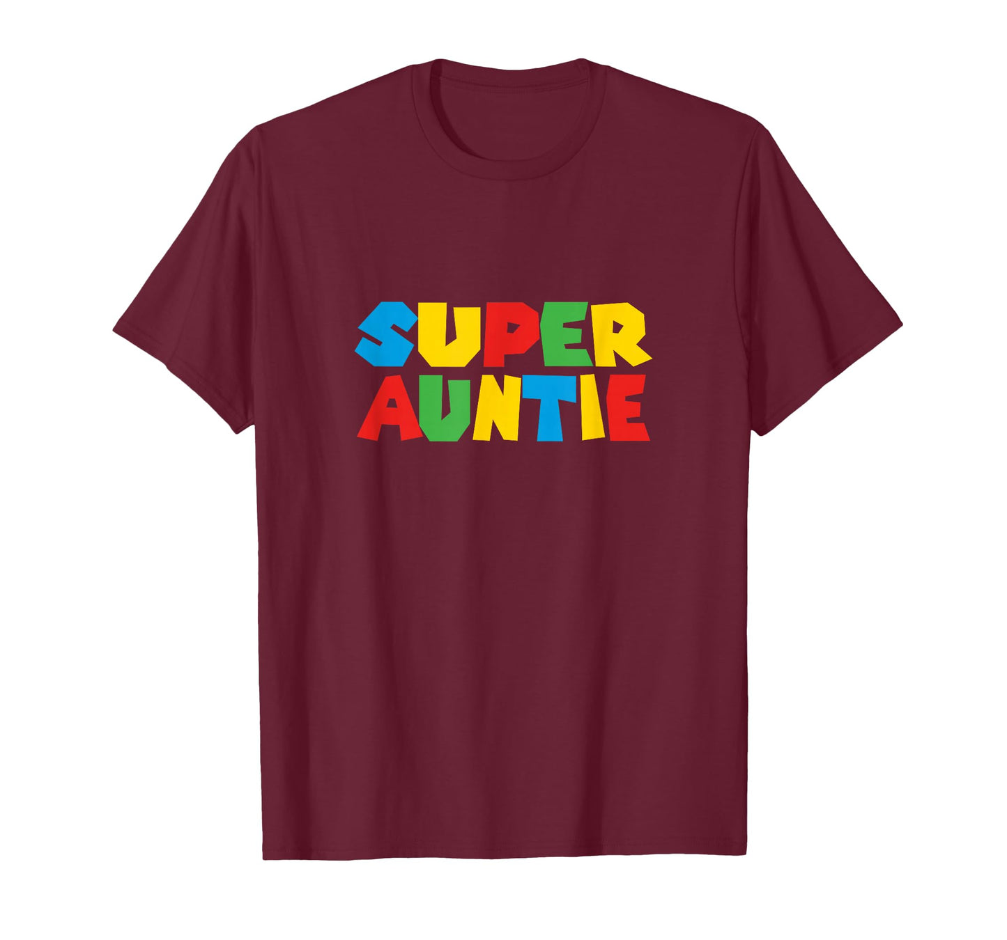 Gamer Aunt Super Auntie Funny Gaming Matching Dad & Mom kids T-Shirt