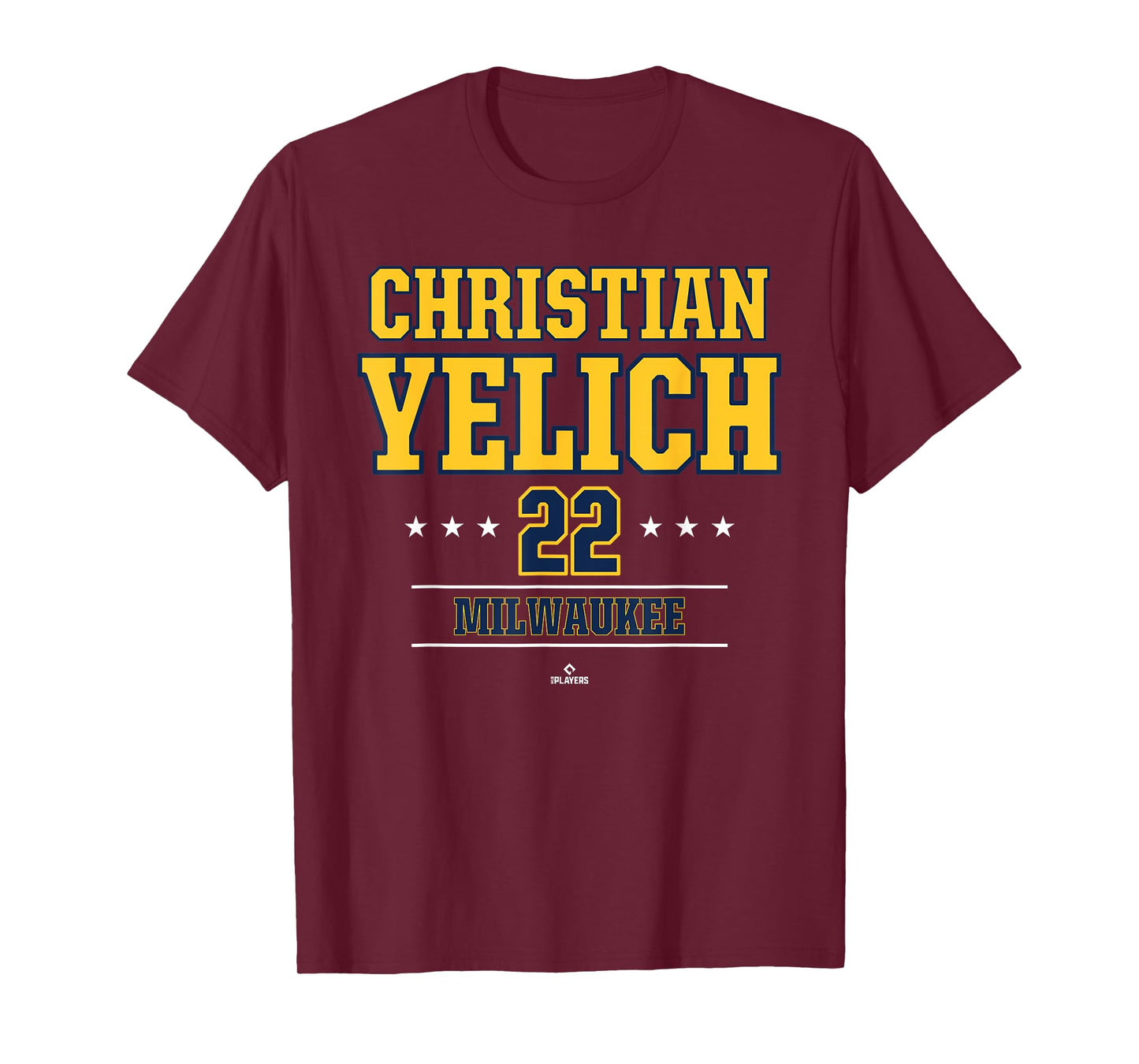 Baseball Star Christian Yelich Milwaukee MLBPA T-Shirt