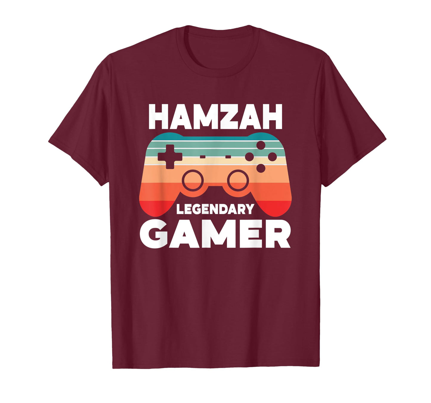 Hamzah Legendary Gamer Funny Personalized Hamzah Gamer T-Shirt