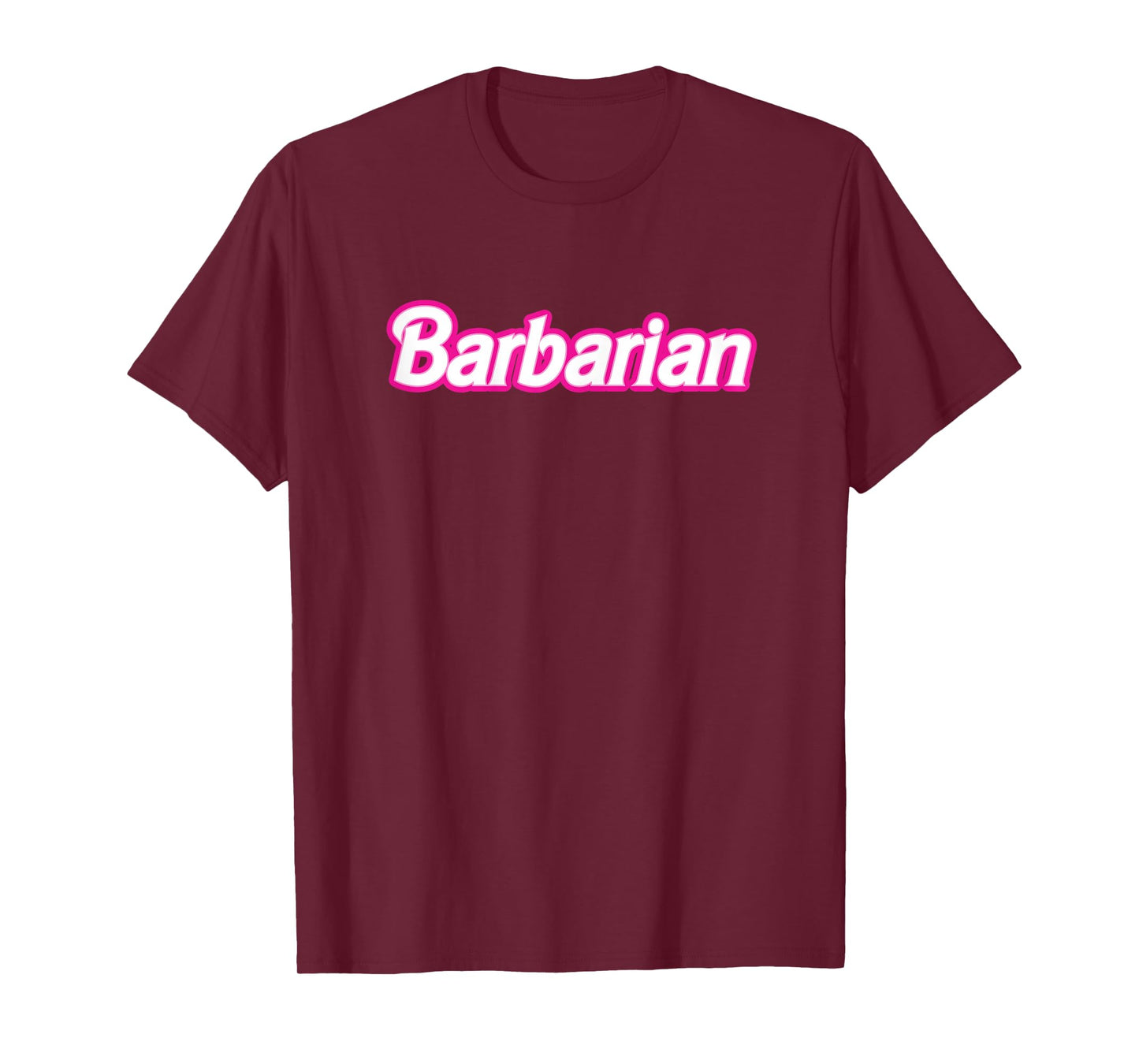Love The Pink Barbarian Pink Retro T-Shirt