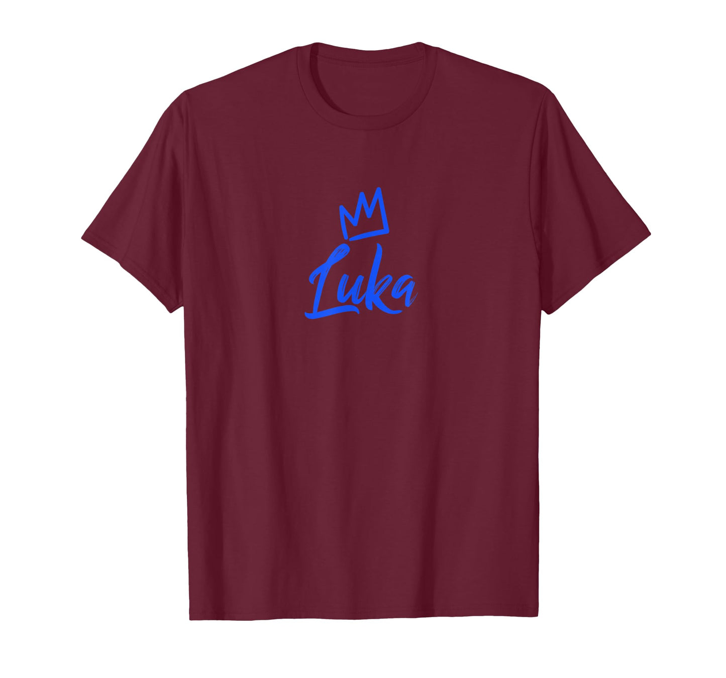 Luka the King / Blue Crown & Name for Men Called Luka T-Shirt