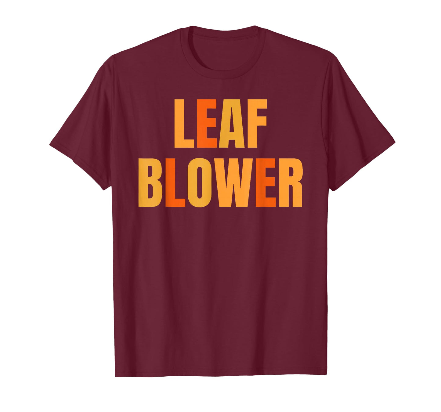 Funny Leaf Blower Fall Costume Couple Halloween Matching T-Shirt