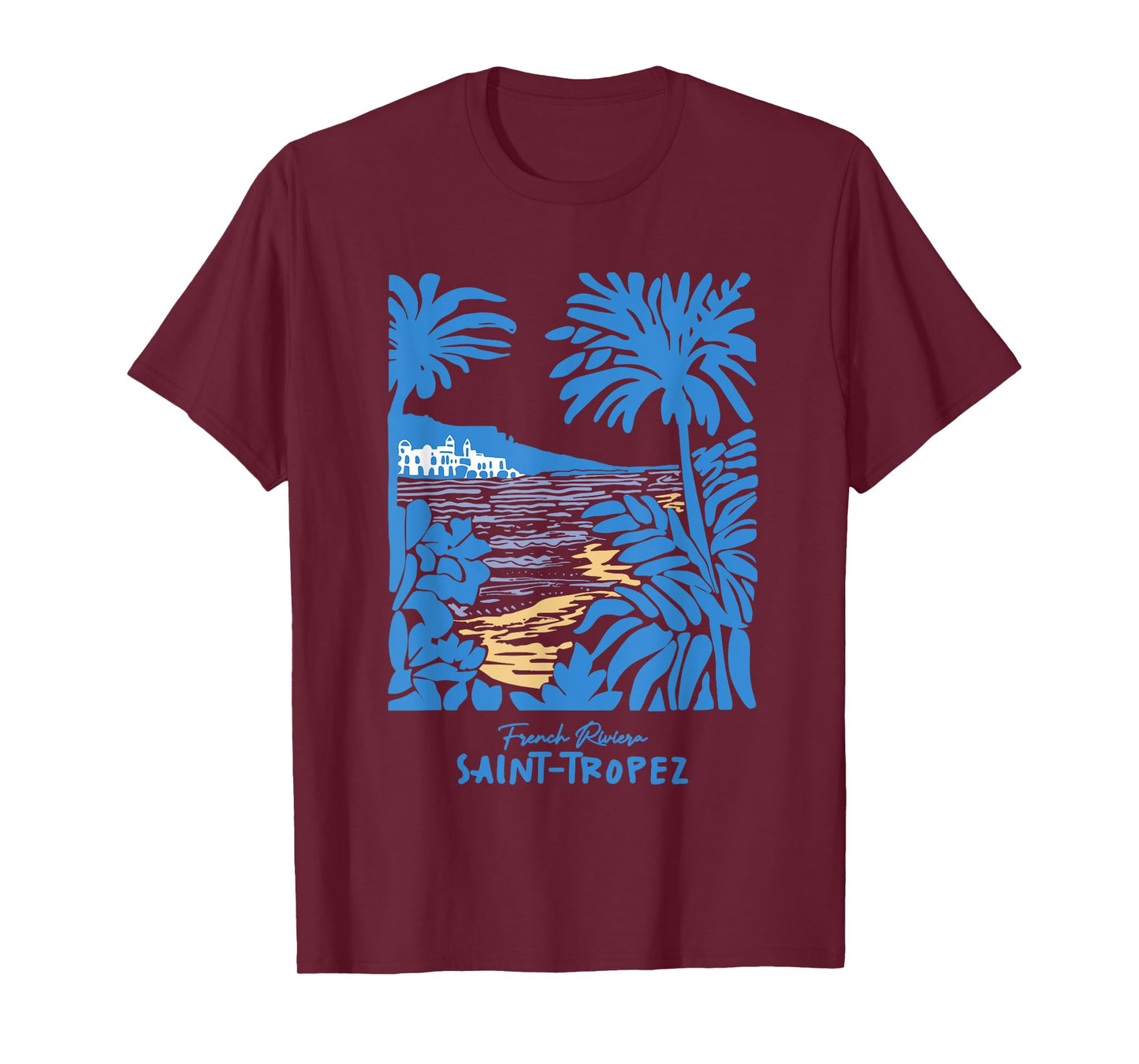 Saint Tropez French Riviera Southern France Vacation T-Shirt