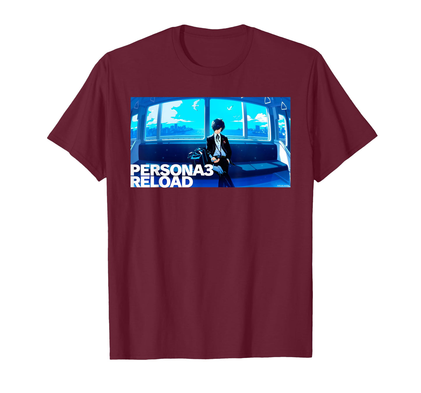 Persona 3 Reload Protagonist in the Public Train ATLUS T-Shirt