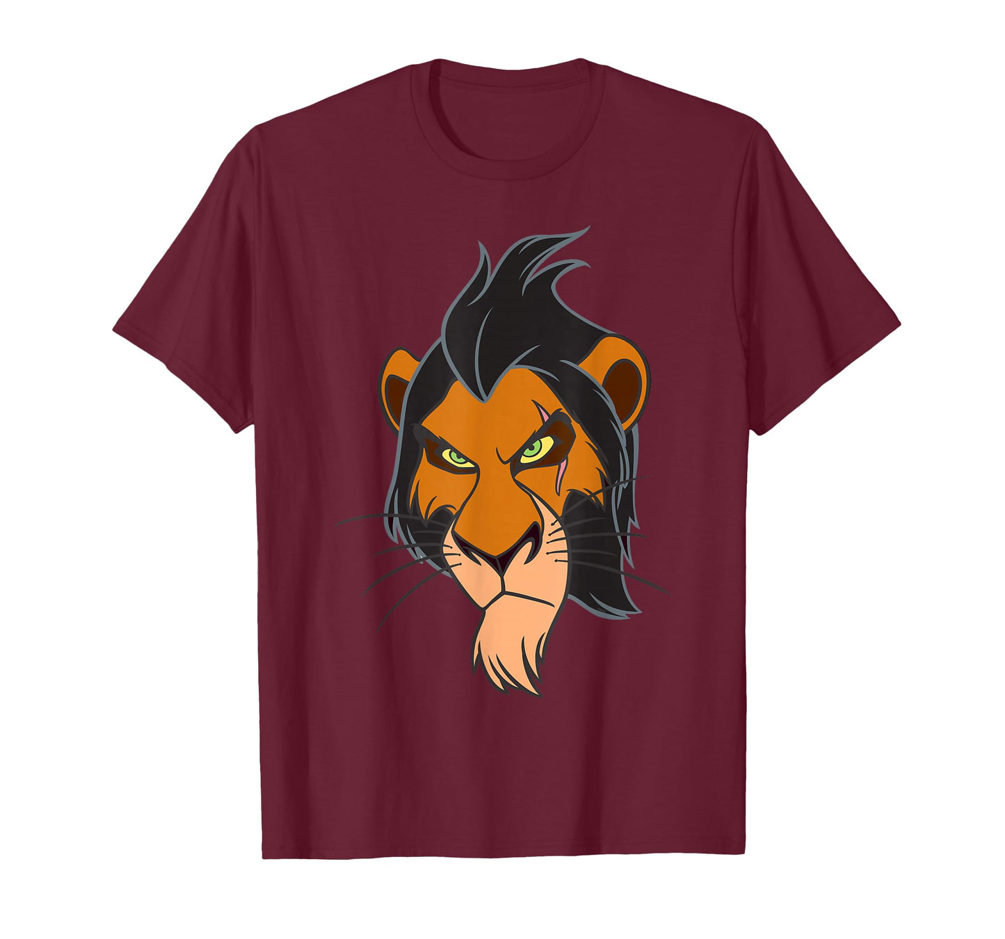 Disney Villains Scar from The Lion King Big Face Costume T-Shirt