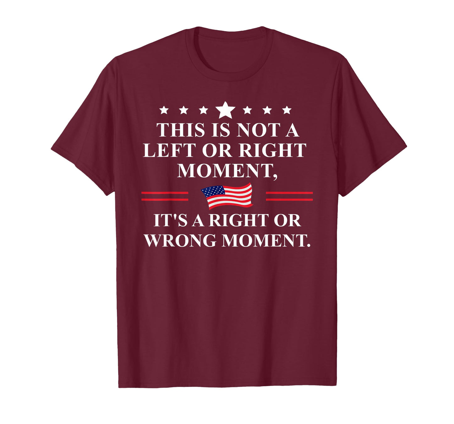 This is Not a Left or Right Moment Its a Right Wrong Moment T-Shirt