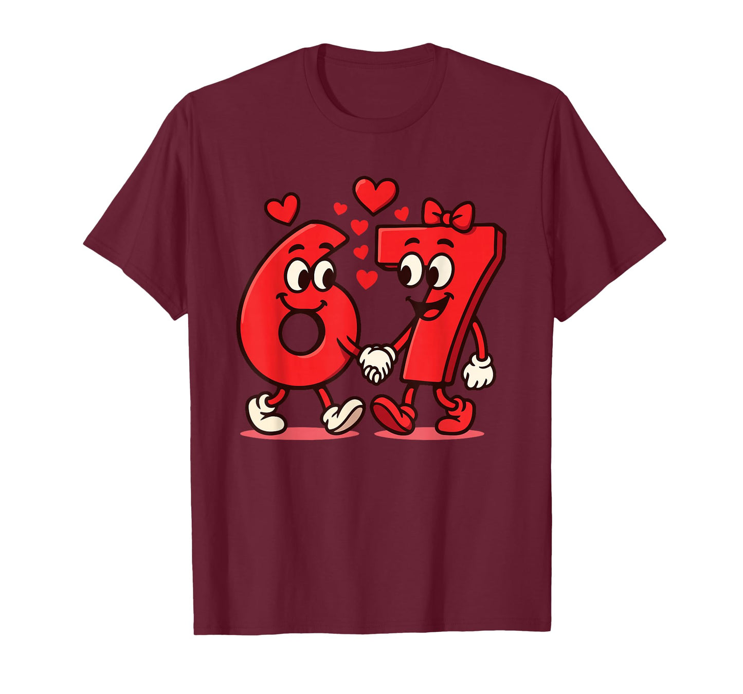 Internet Memes 6 and 7 Six Seven Alpha Aura Energy Love T-Shirt