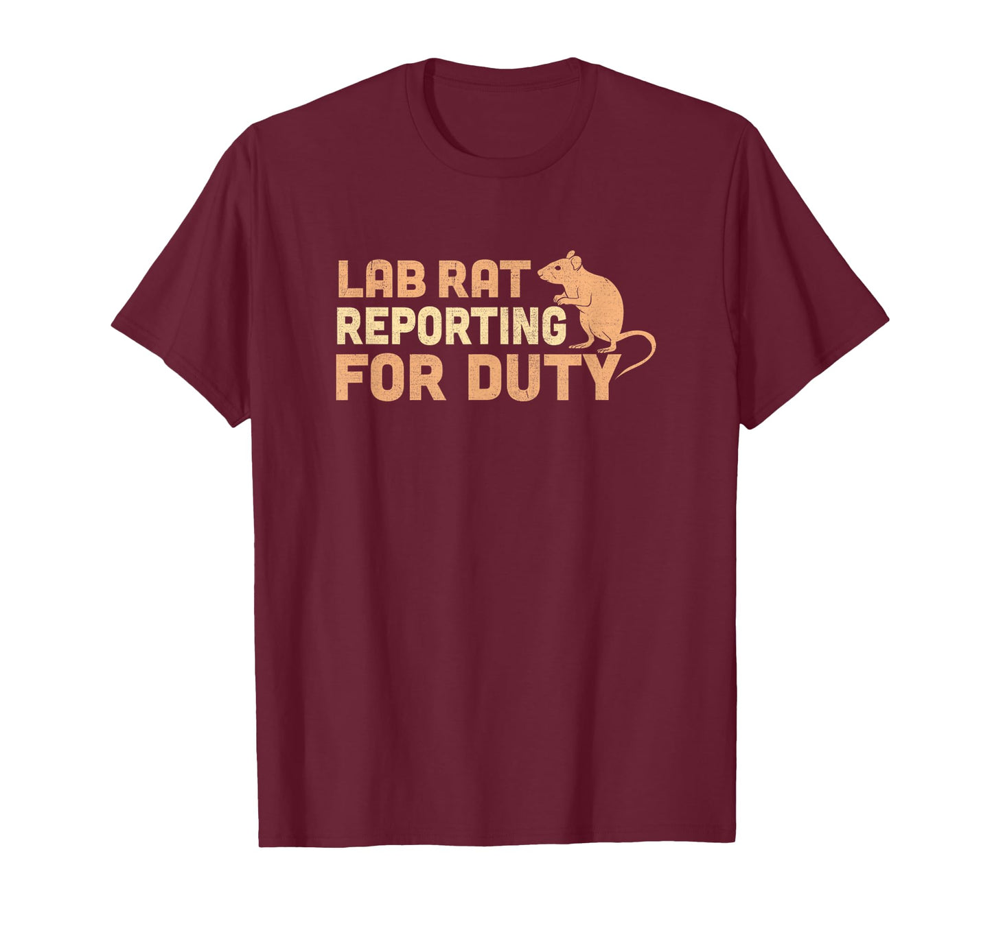 Lab Rat Reporting for Duty Funny Game Gamer Technician T-Shirt