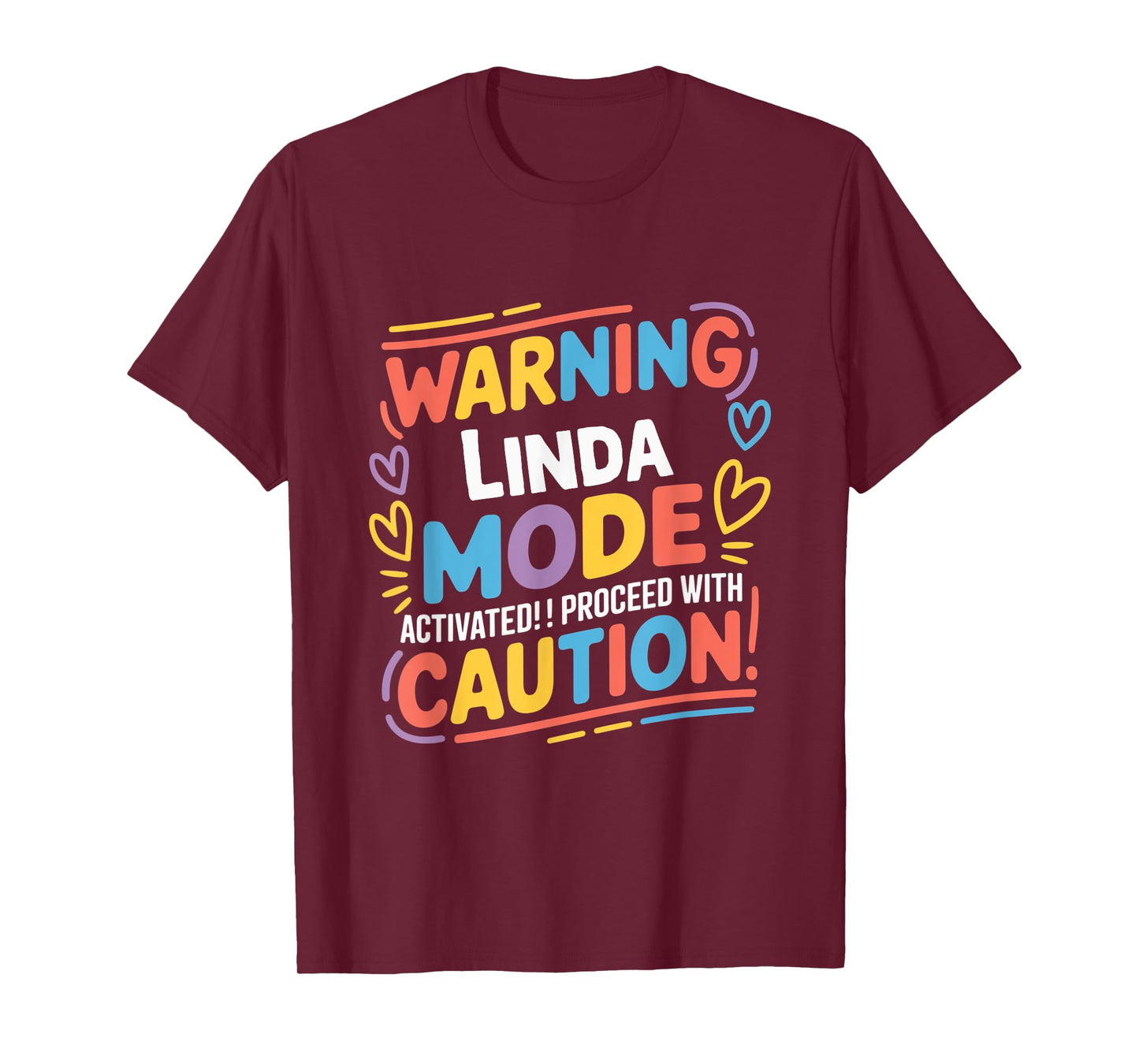 LINDA Personalized Name Cute Custom Linda Name T-Shirt
