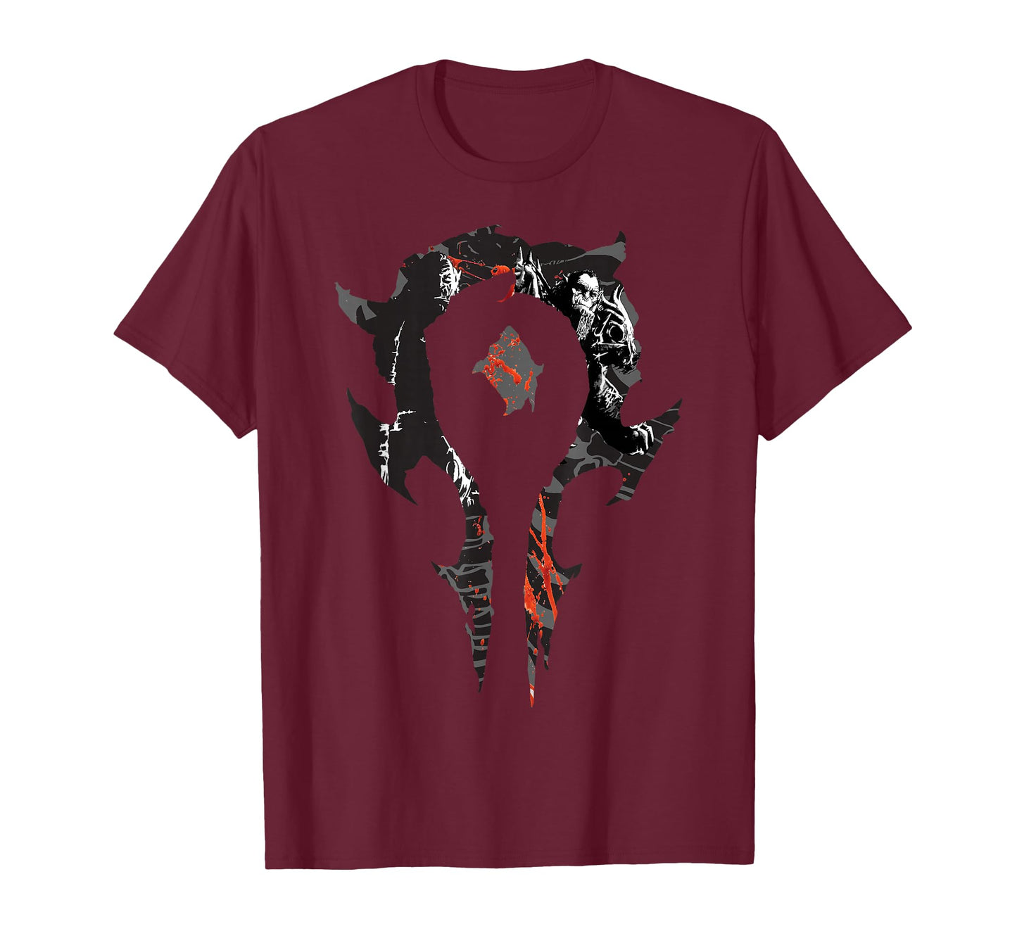 Warcraft Gaming Logo Horde Compilation Crest Fierce Gamer T-Shirt