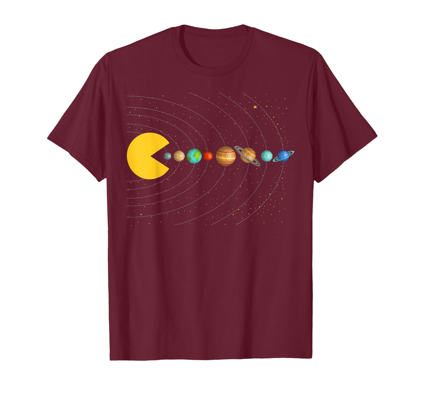 Solar System Astronomy Space Video Games Funny Gifts Graphic T-Shirt