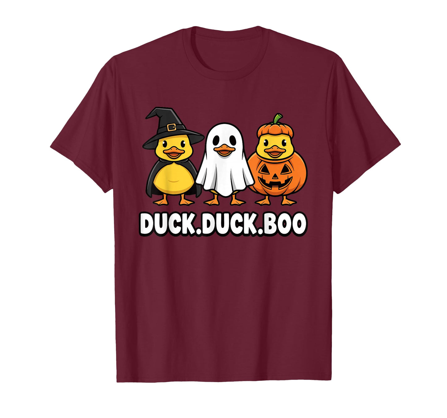 Duck Boo Halloween Ducks Witch Ghost Pumpkin Family Matching T-Shirt
