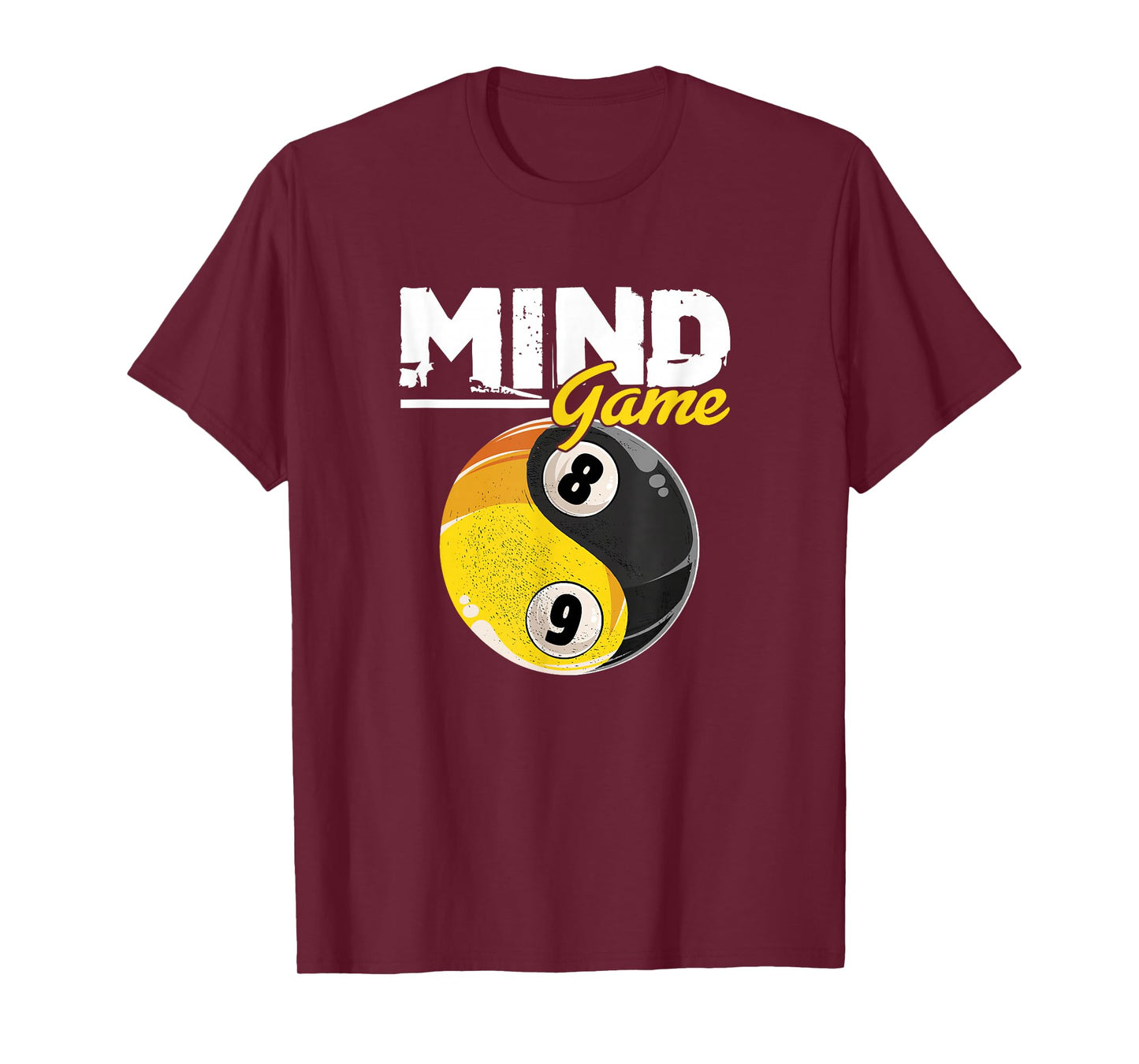 Mind Game Billiards Snooker Cue Stick Pool Billiard Player T-Shirt