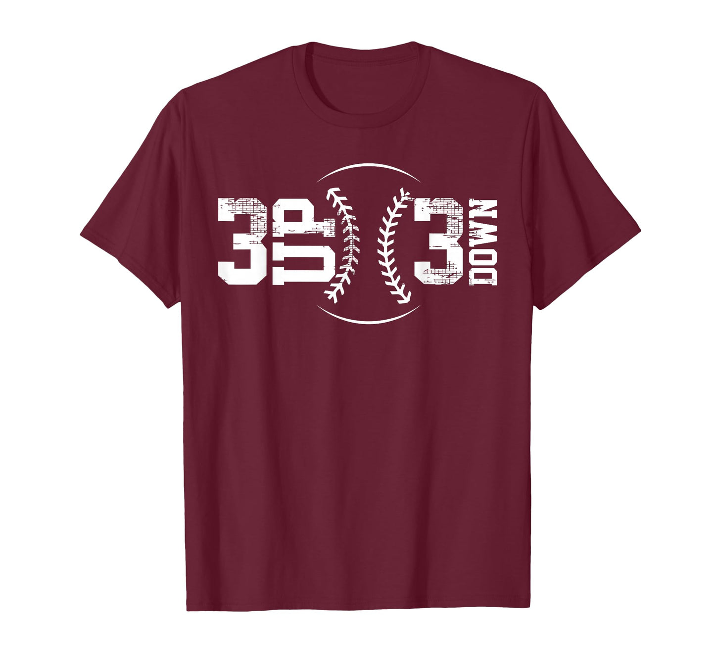 3 UP 3 Down Baseball T-Shirt