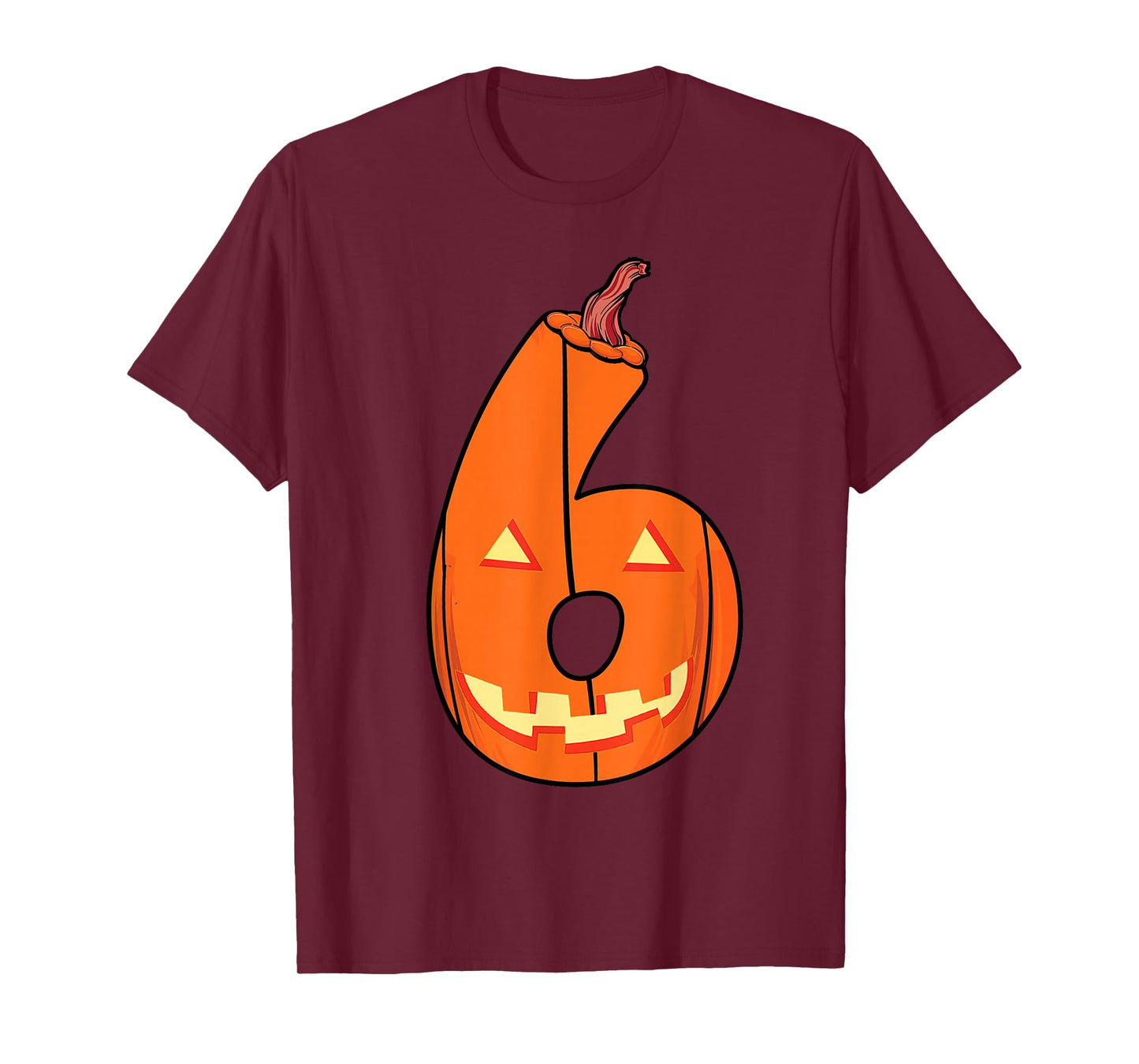 Fun Six Seven 6 7 Meme Design Couples Halloween Pumpkin T-Shirt