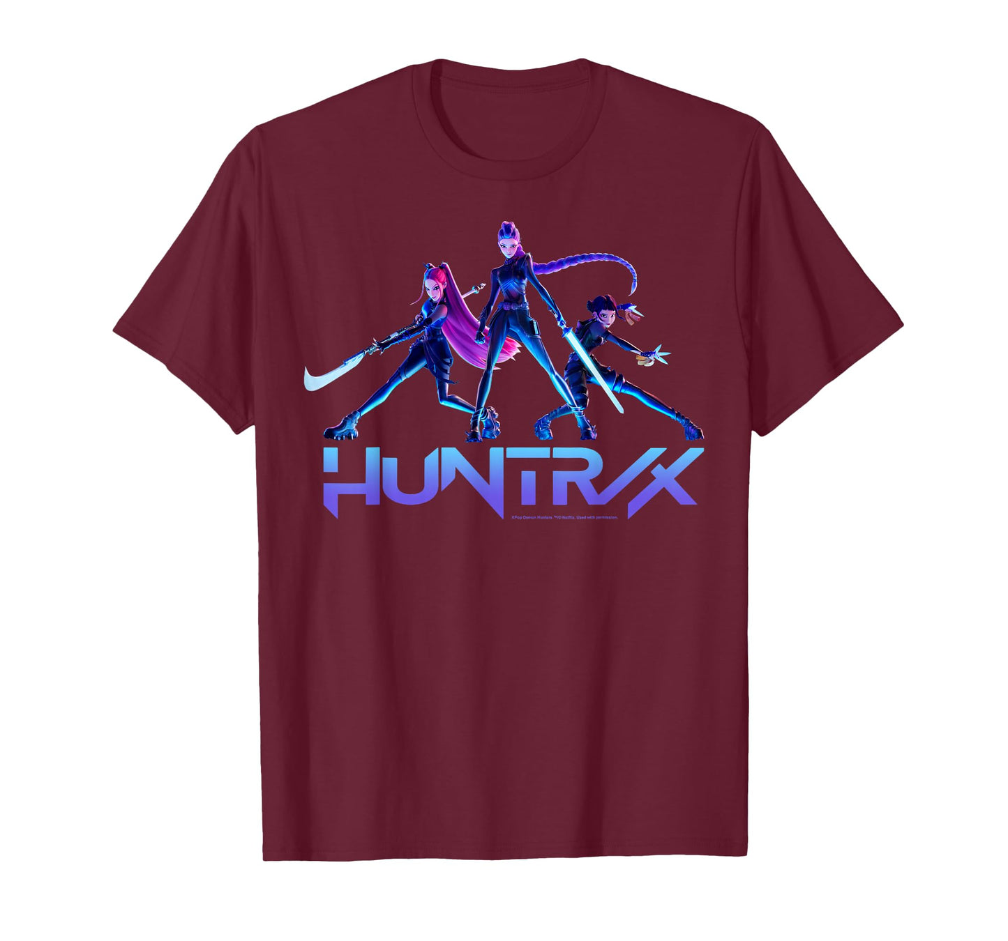 Kpop Demon Hunters Halloween Huntrix Ready for Battle Poses T-Shirt