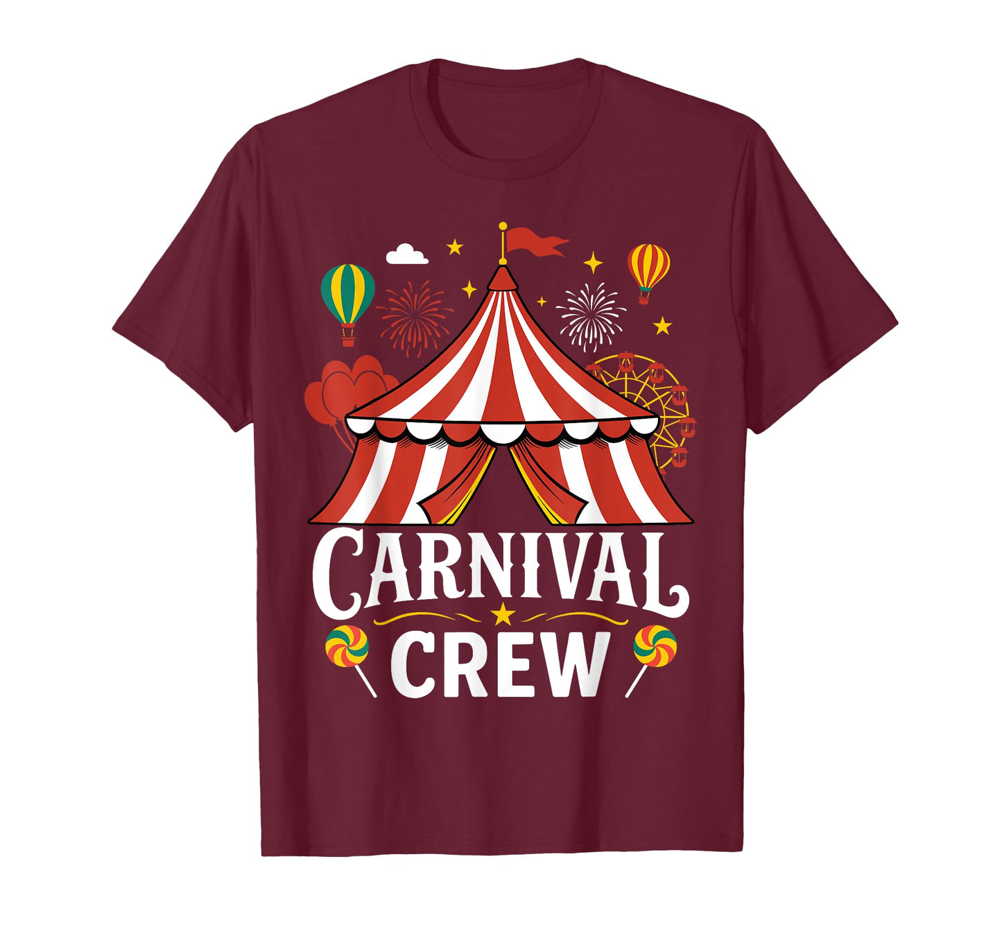 Funny Carnival Crew Circus Staff Theme Party Carnival Costum T-Shirt