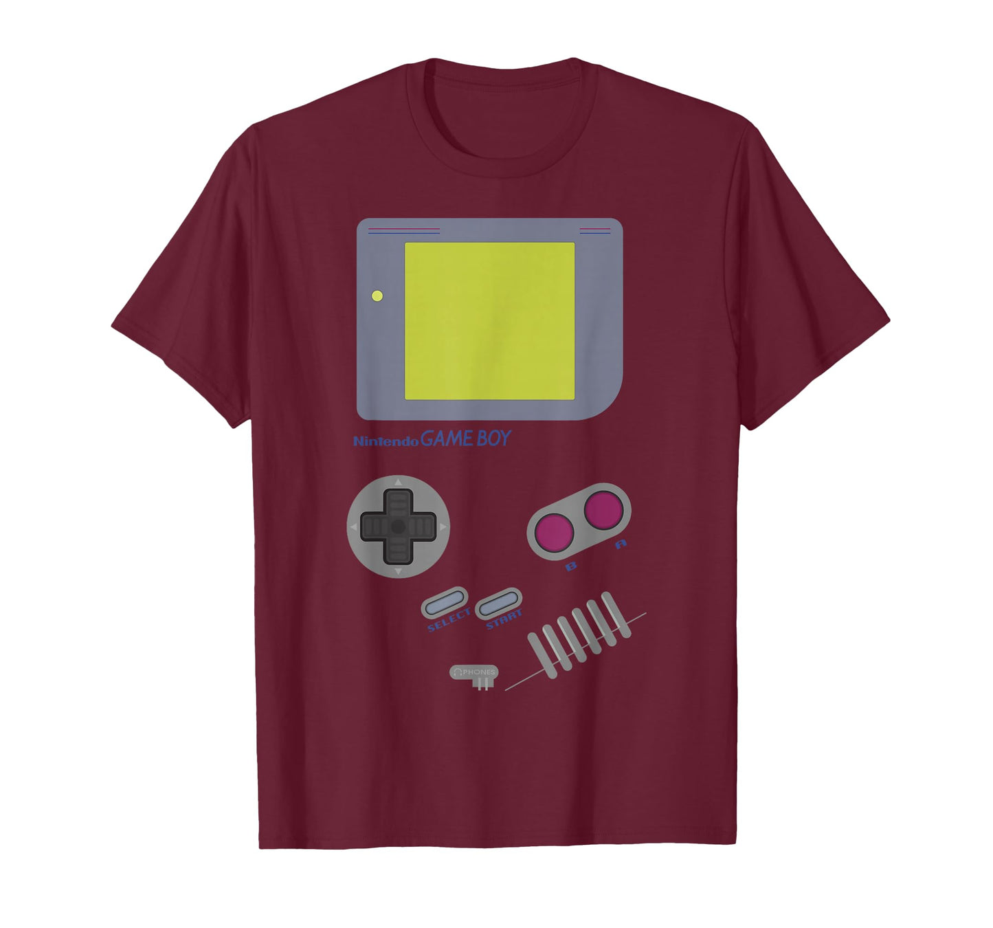 Nintendo Game Boy Screen Buttons Retro Graphic T-Shirt T-Shirt