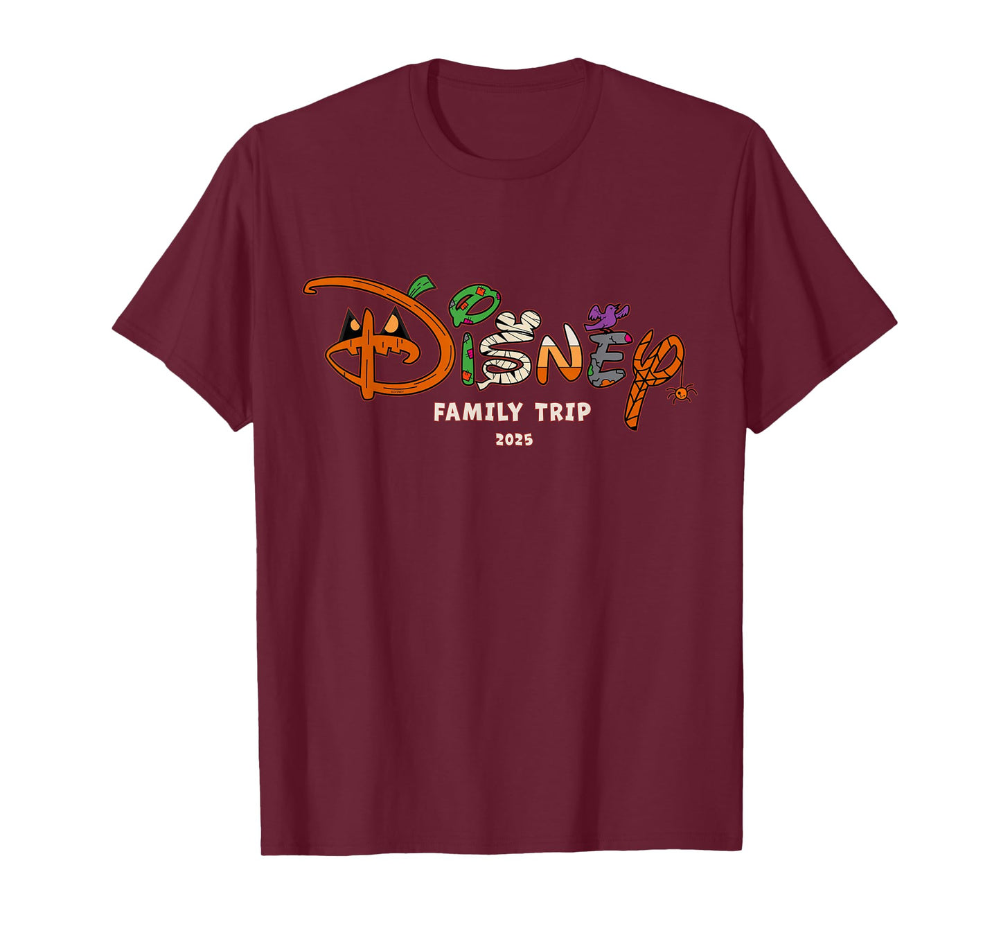 Disney Halloween Family Trip 2025 Matching Vacation T-Shirt