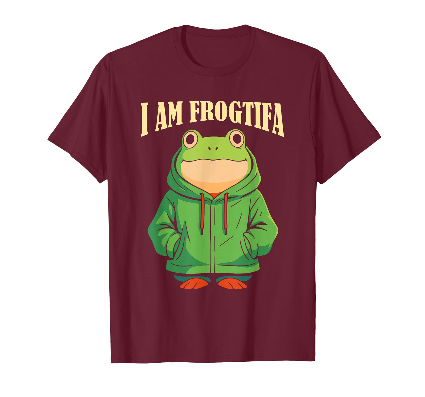 Vintage Funny I AM FROGTIFA Portland Frog Protest Men Women T-Shirt