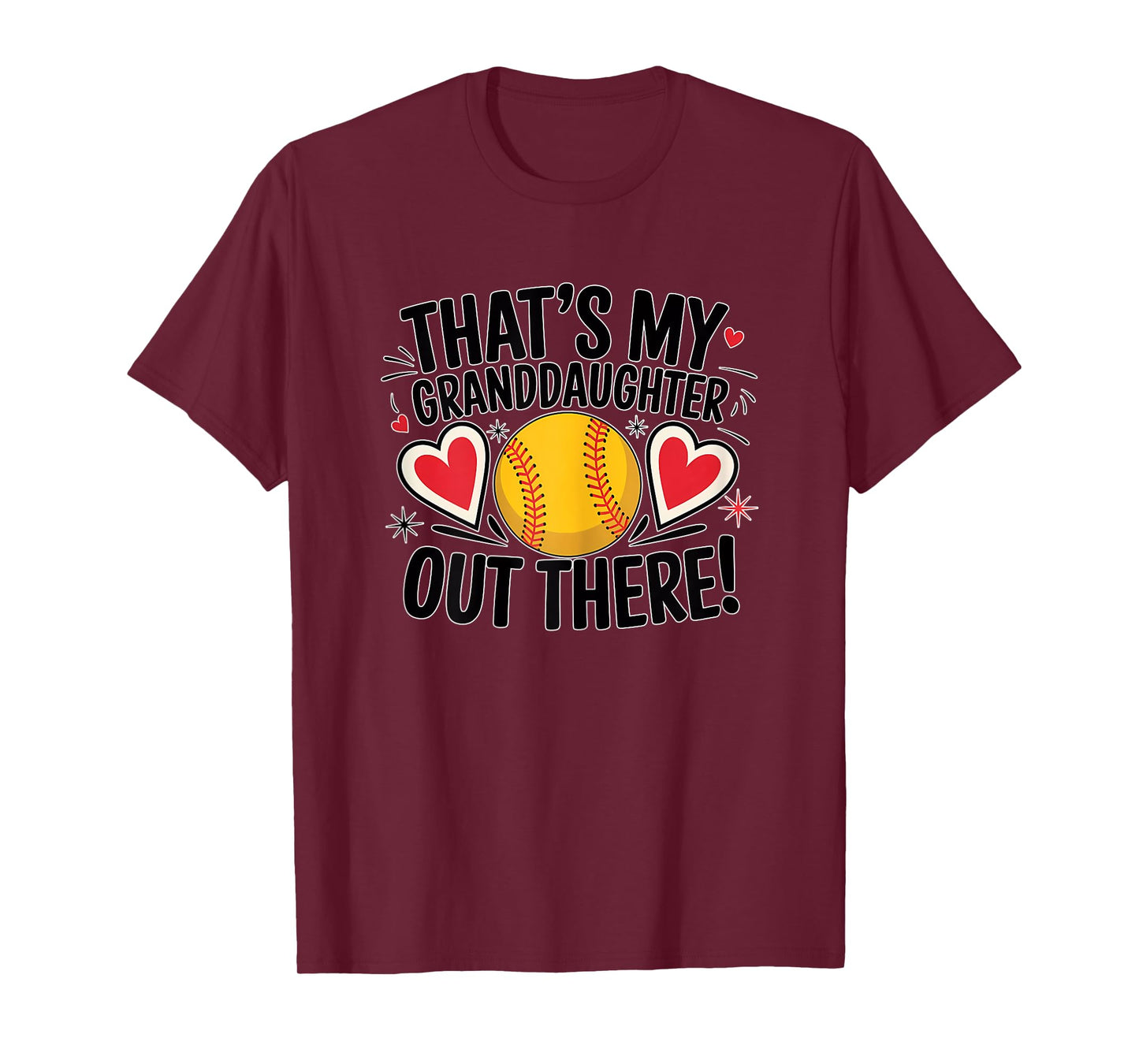 Fastpitch Softball Grandma That's My Granddaughter Out There T-Shirt