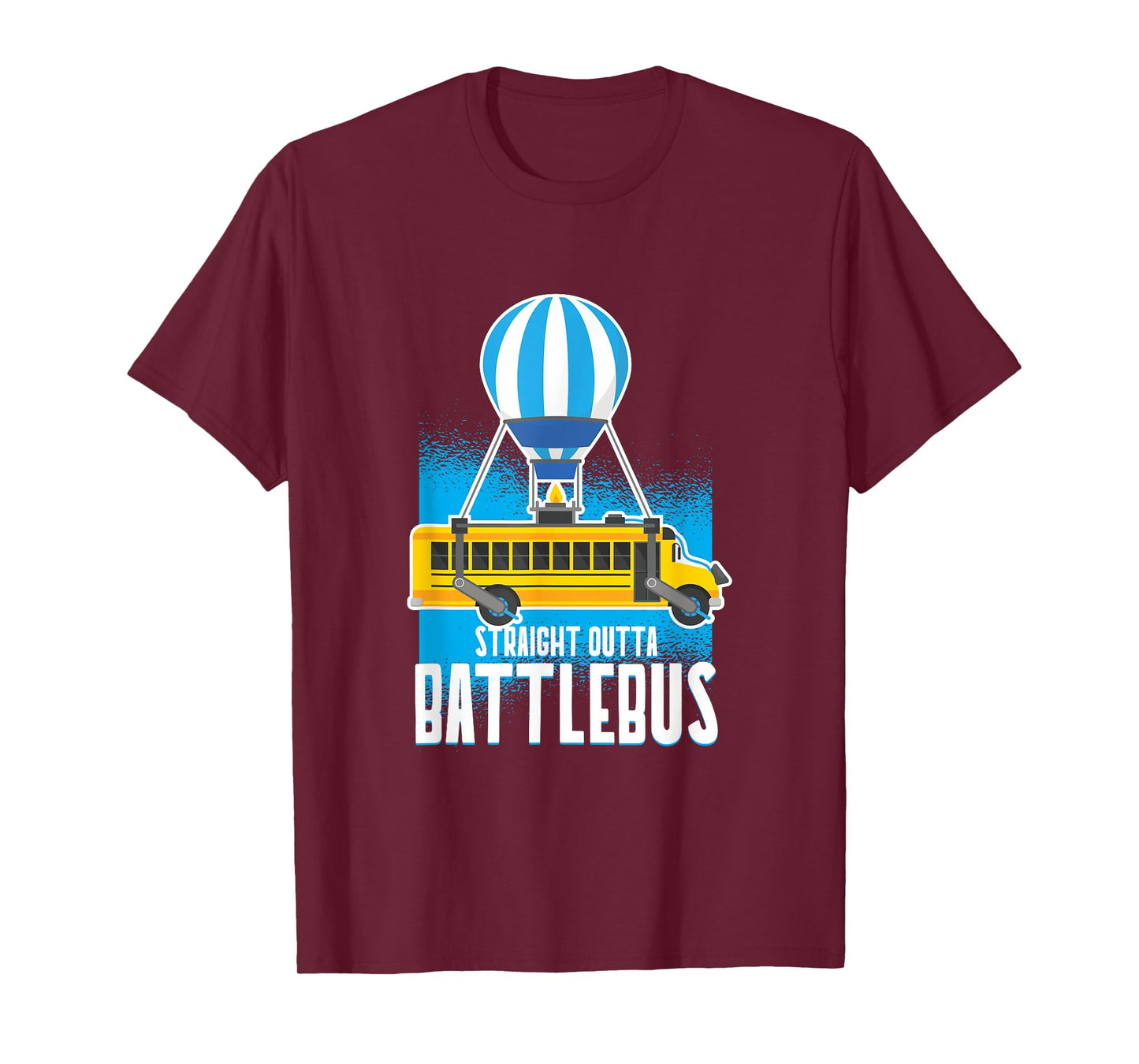 Straight Out The Battle Bus Gamer Video T-Shirt