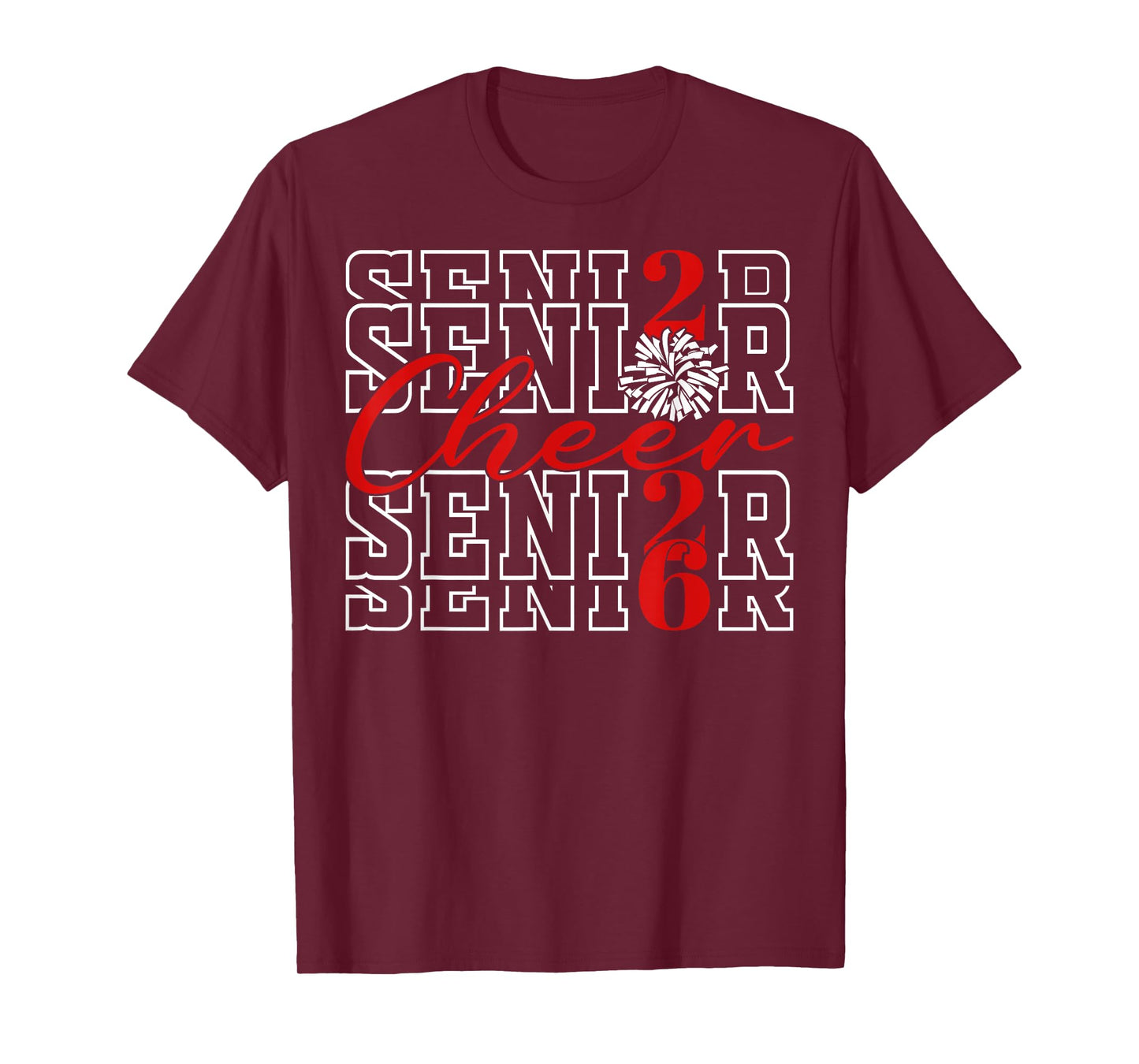 Class of 2026 Senior Year Cheer Back To School Cheerleader T-Shirt