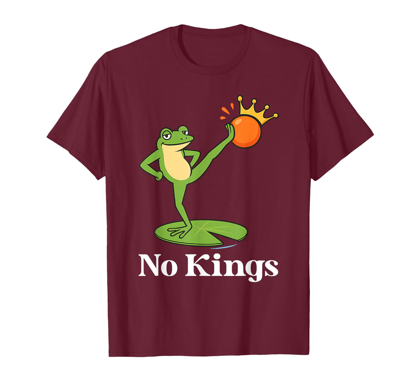 No Kings Shirt Men Women Portland Frog Protest T-Shirt