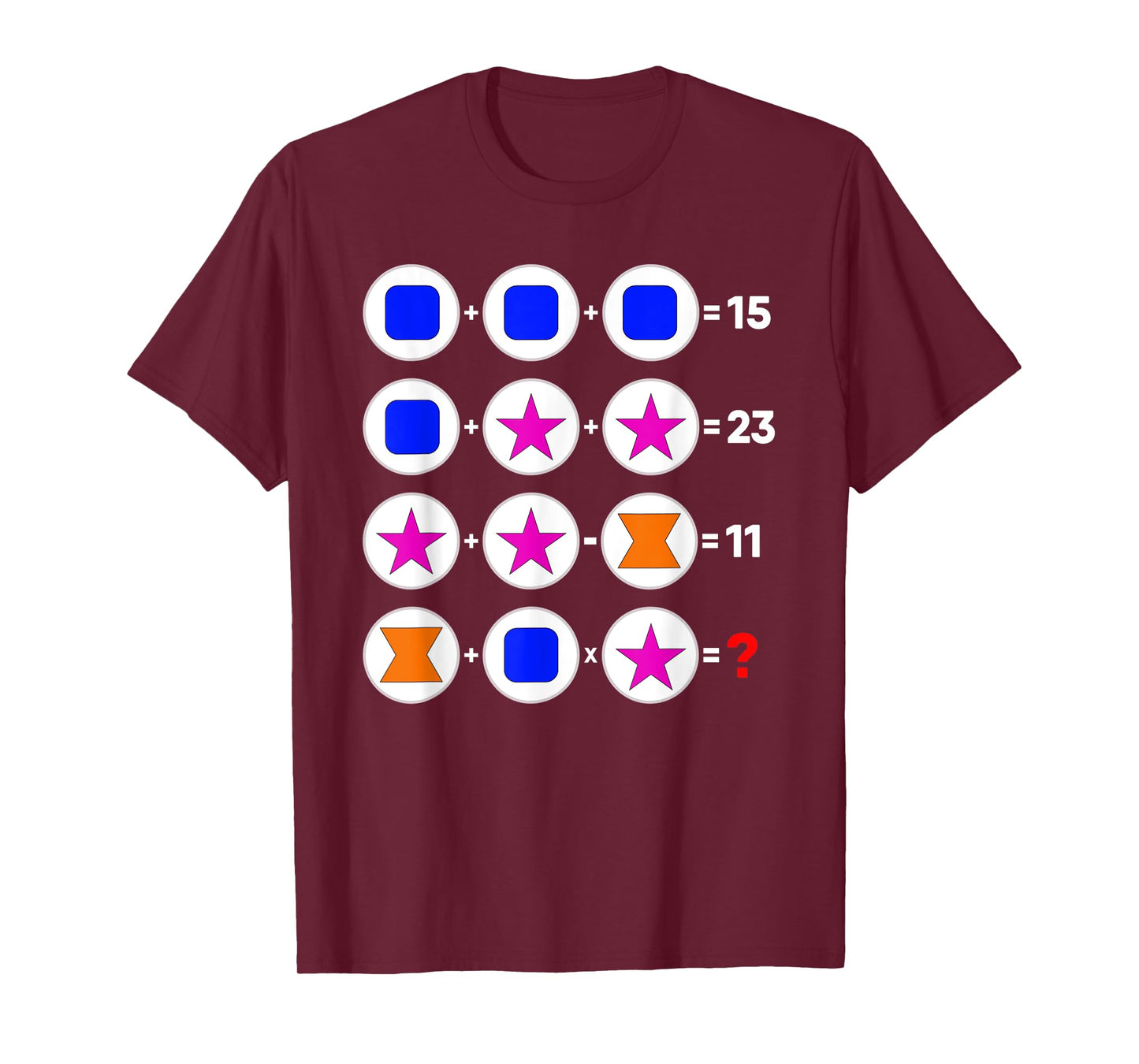 Order of Operations Math Quiz Game Teacher Thanksgiving Gift Men Women Kids T-Shirt