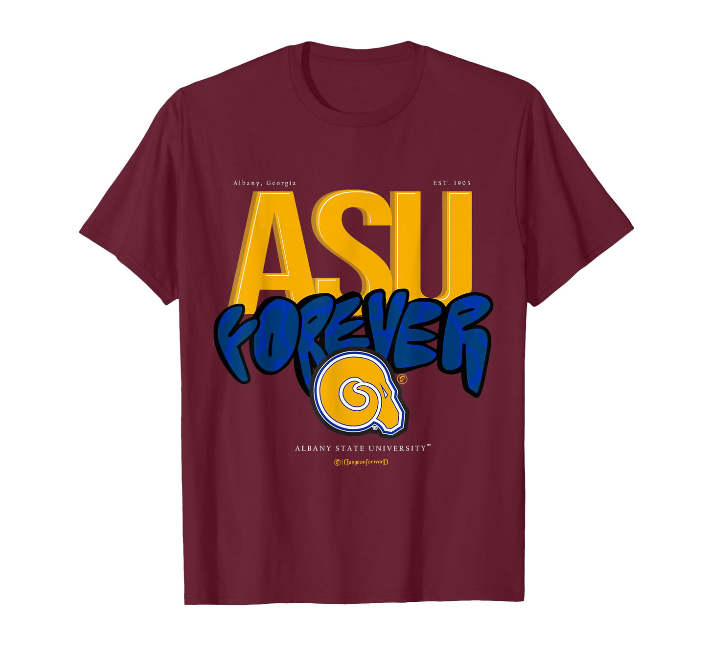 The Yard Essentials - Albany State University - ASU Forever T-Shirt