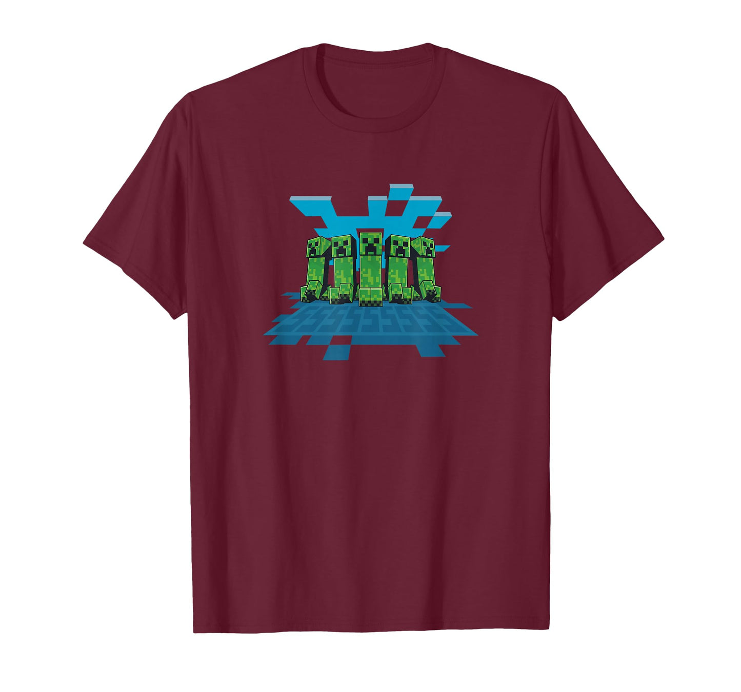 Minecraft Creeper Mob Line Up T-Shirt