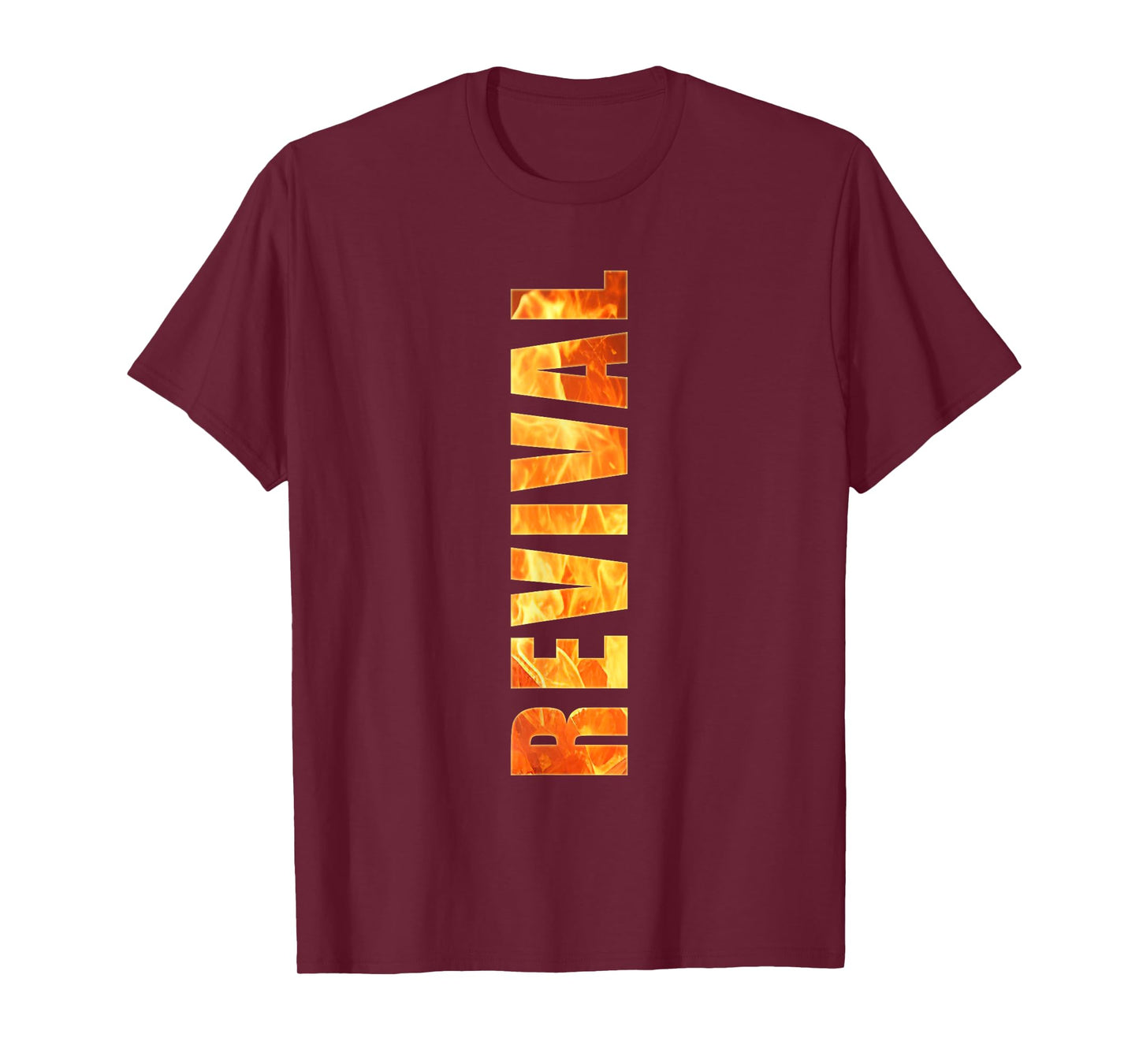 Christian Faith Revival Fire – Born-Again Church Graphic T-Shirt