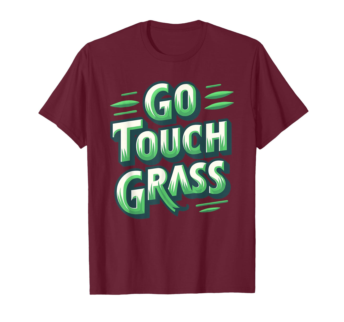 Touch Grass Funny Meme Gamer T-Shirt