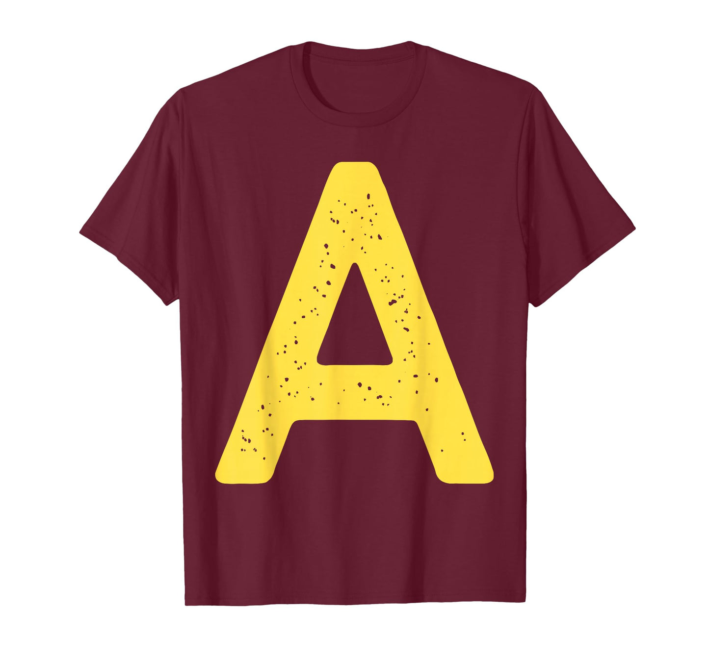 Halloween Letter A Alphabet Matching Costume Men Women Kids T-Shirt