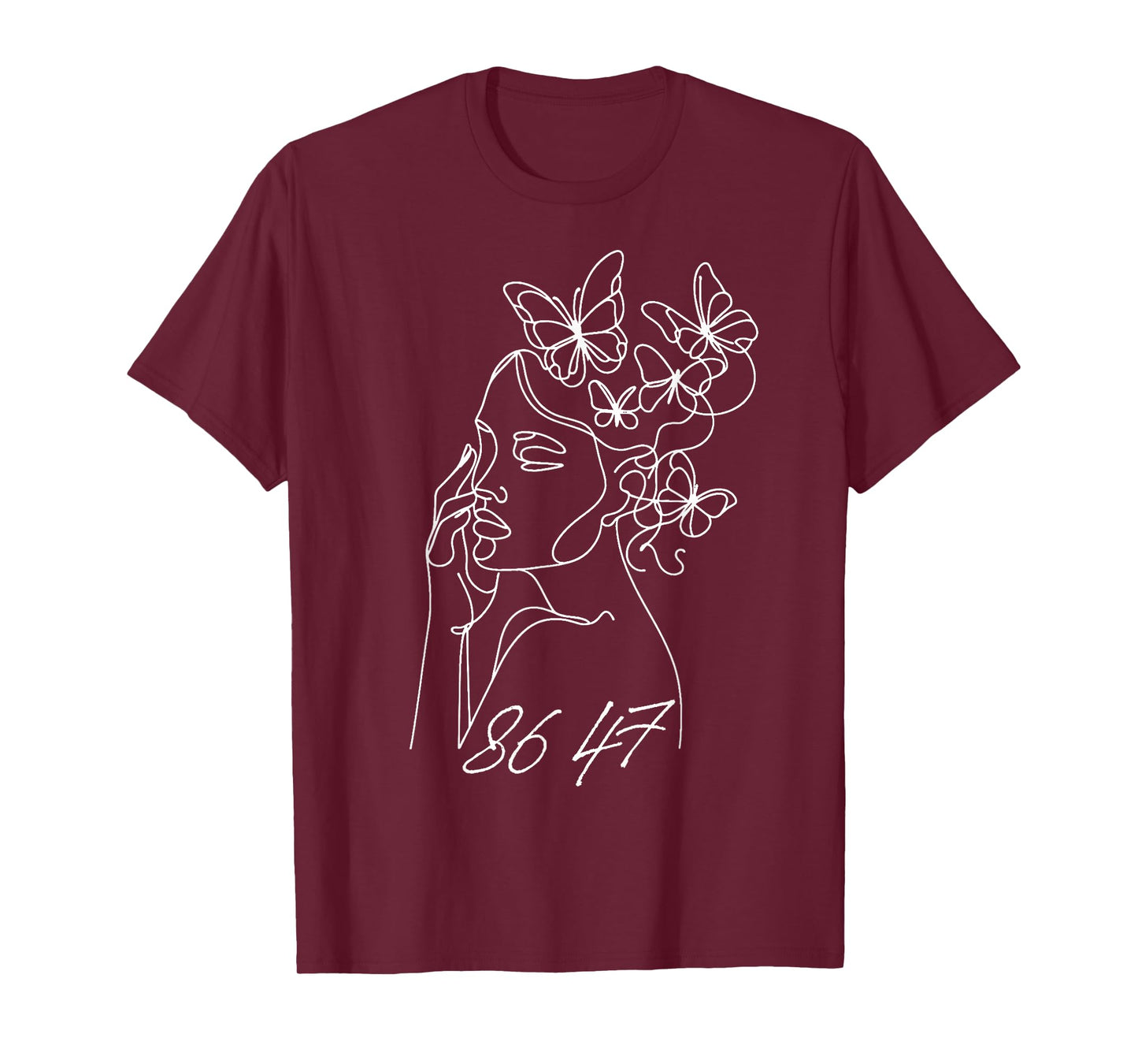 8647 Anti Trump Floral Resist 86 47 Impeach Trump Impeach 47 T-Shirt