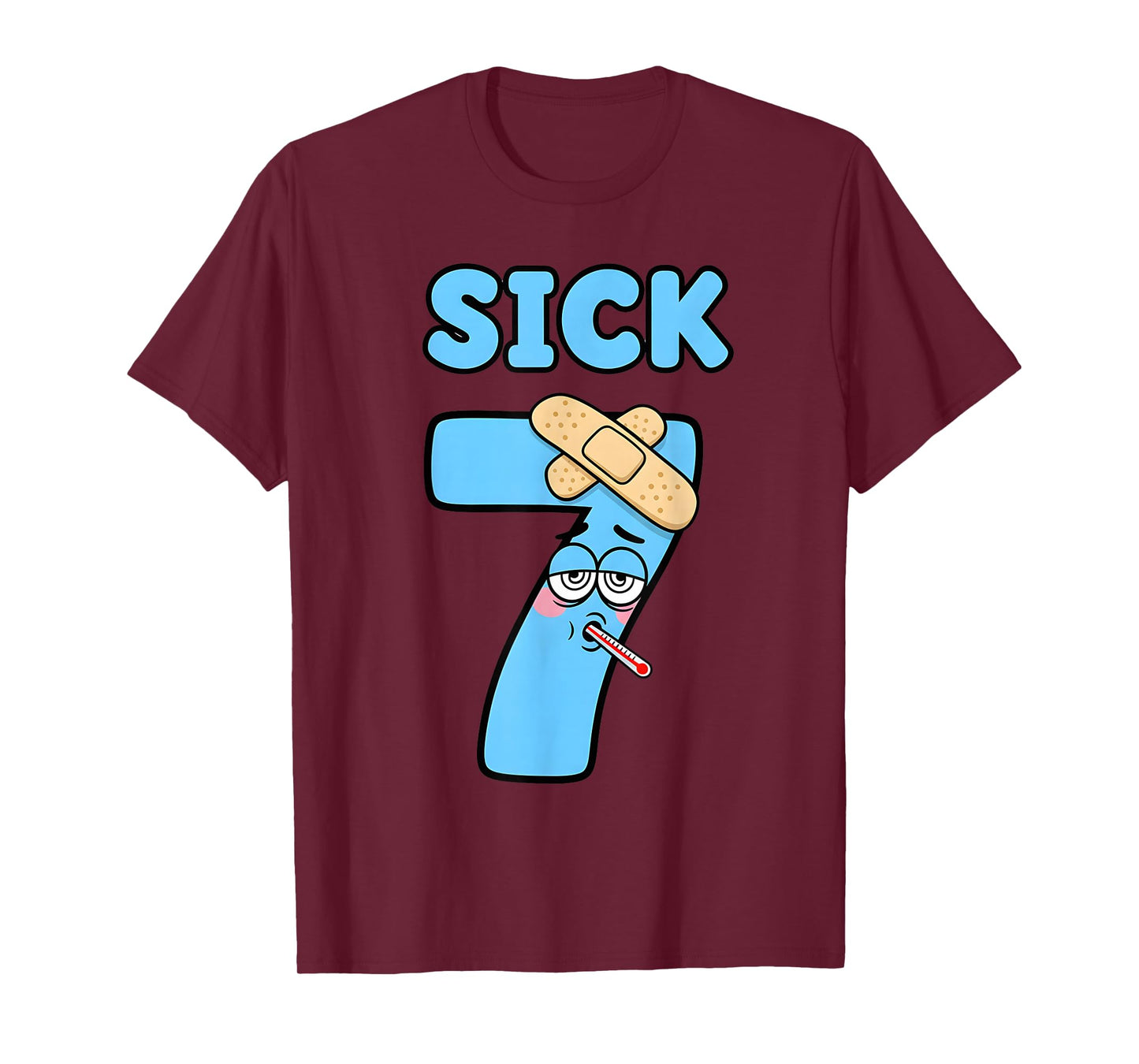Sick Seven Meme Tee 67 Six Seven Funny Wordplay T-Shirt