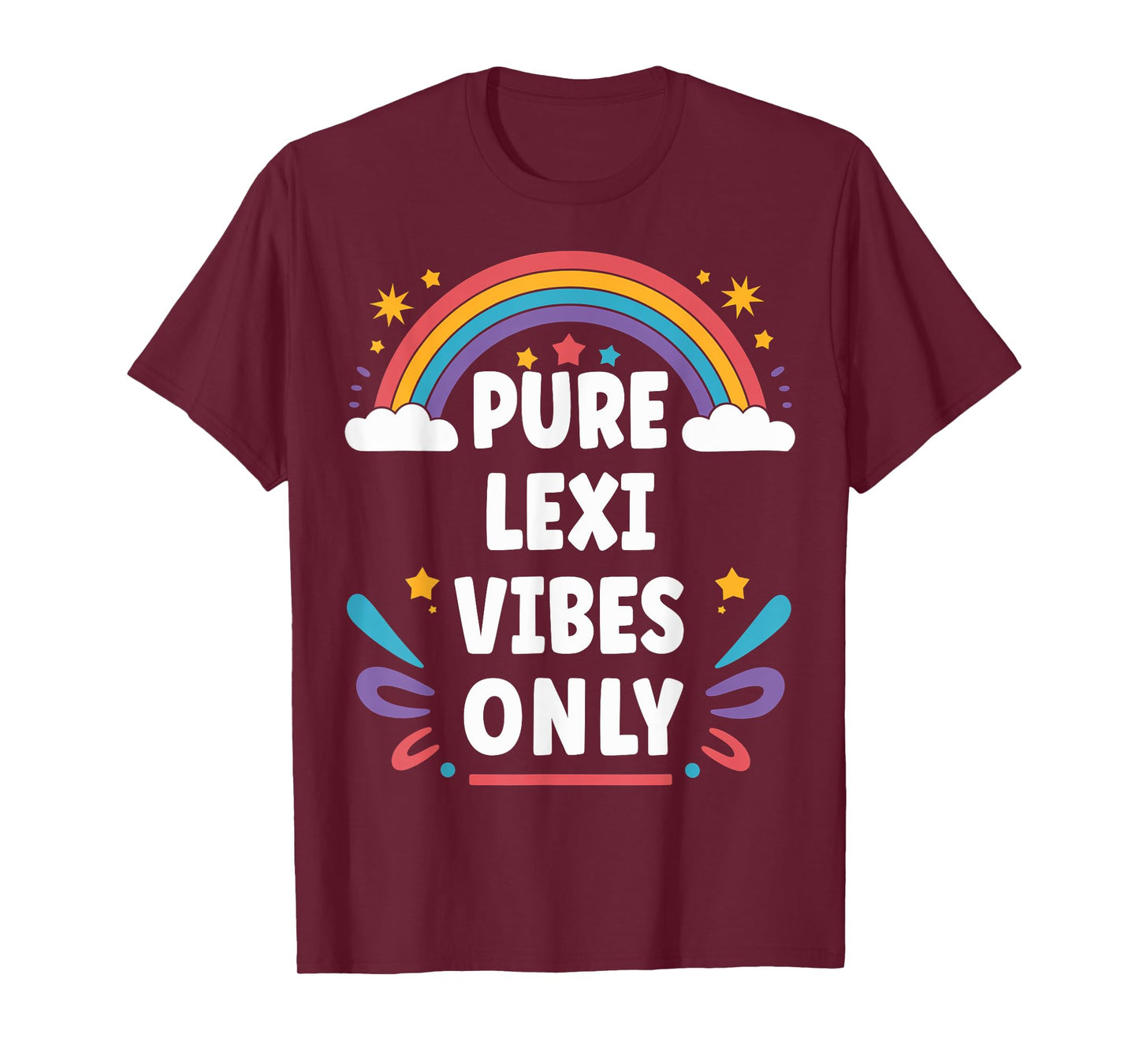 LEXI Vibes Only Cute Retro Girls LEXI Name T-Shirt