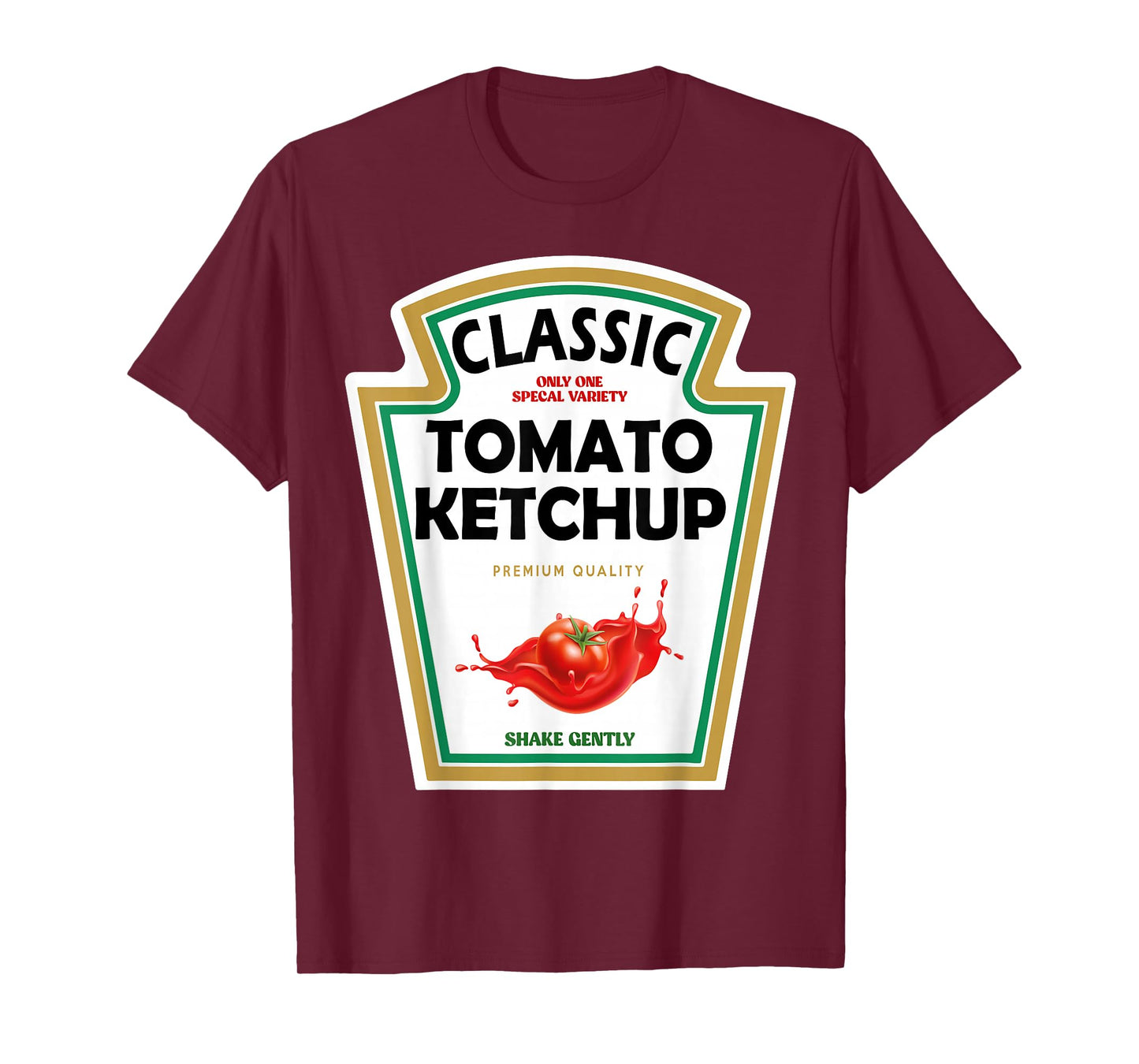 Red Ketchup DIY Halloween Costume Matching Group Mustard T-Shirt