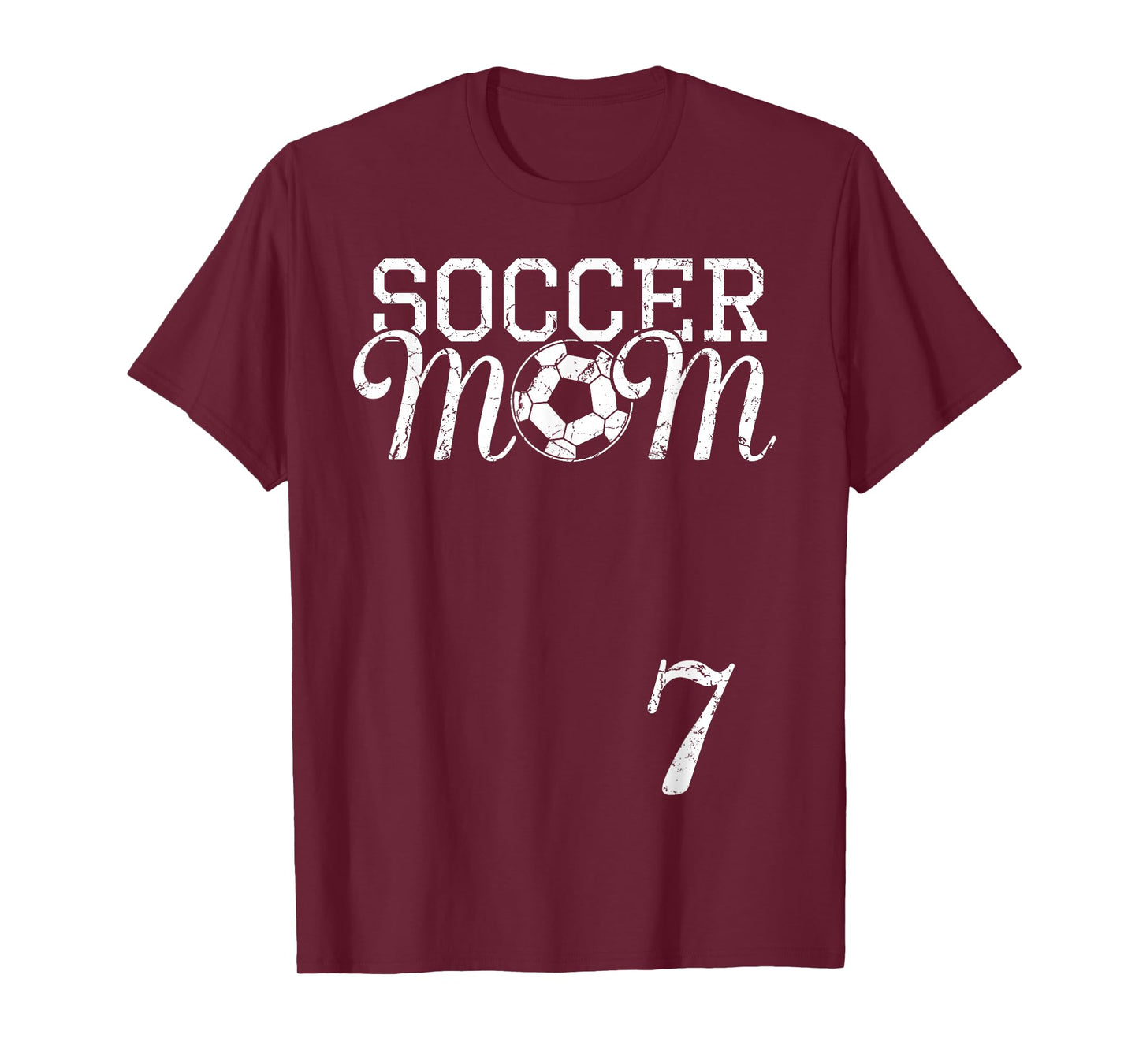 Soccer Mom Jersey Number 7 Favorite Player #7 Team T-Shirt