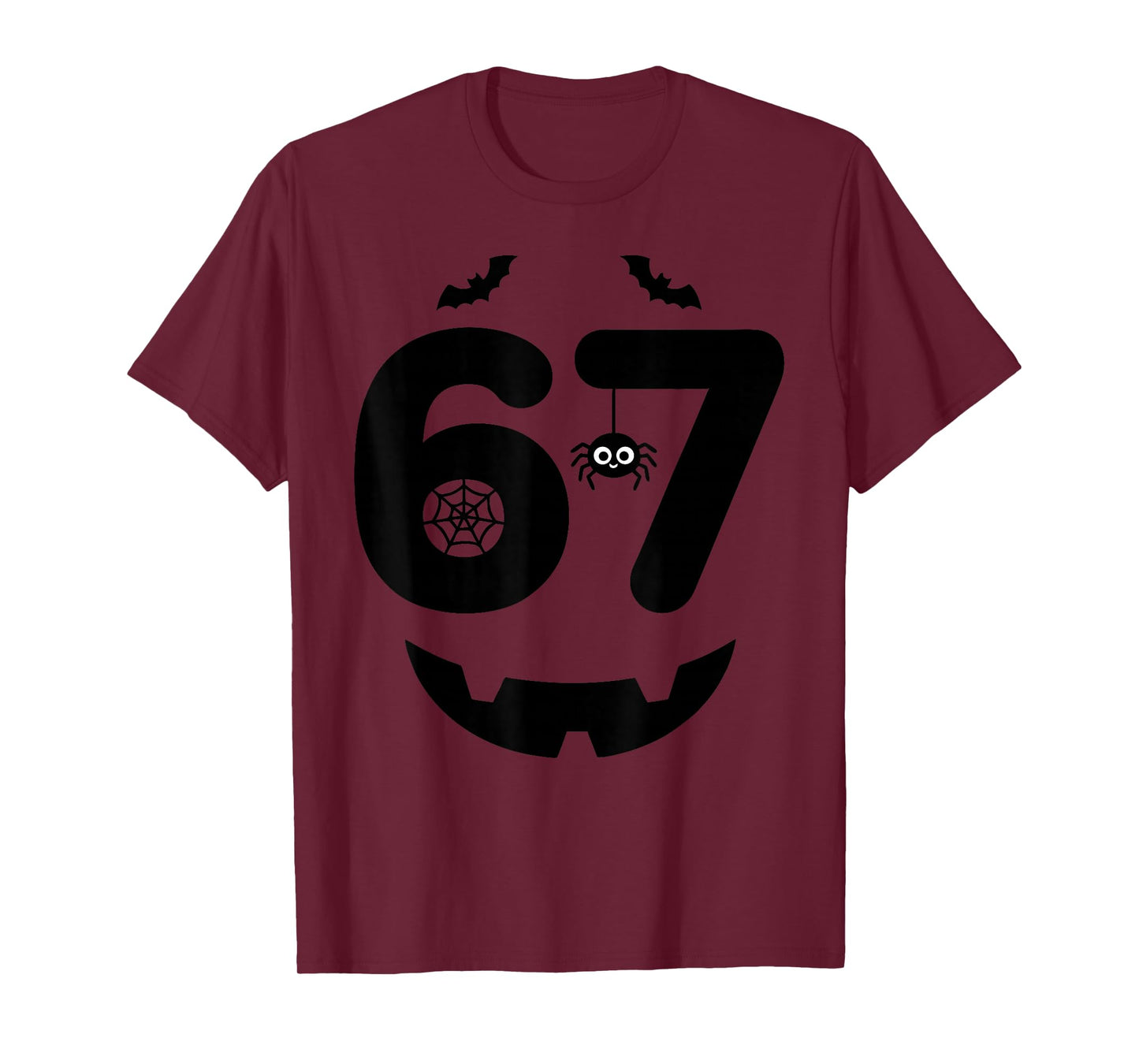 Kids Six Seven Meme 67 6 7 Halloween T-Shirt
