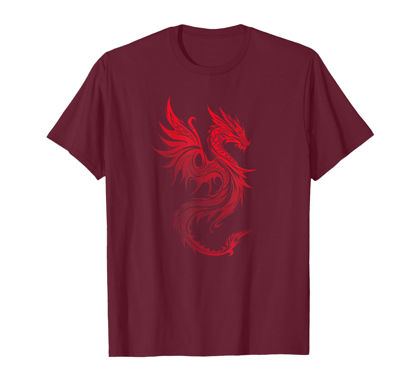 Beautiful Celtic Tribal Dragon Fantasy Art T-Shirt