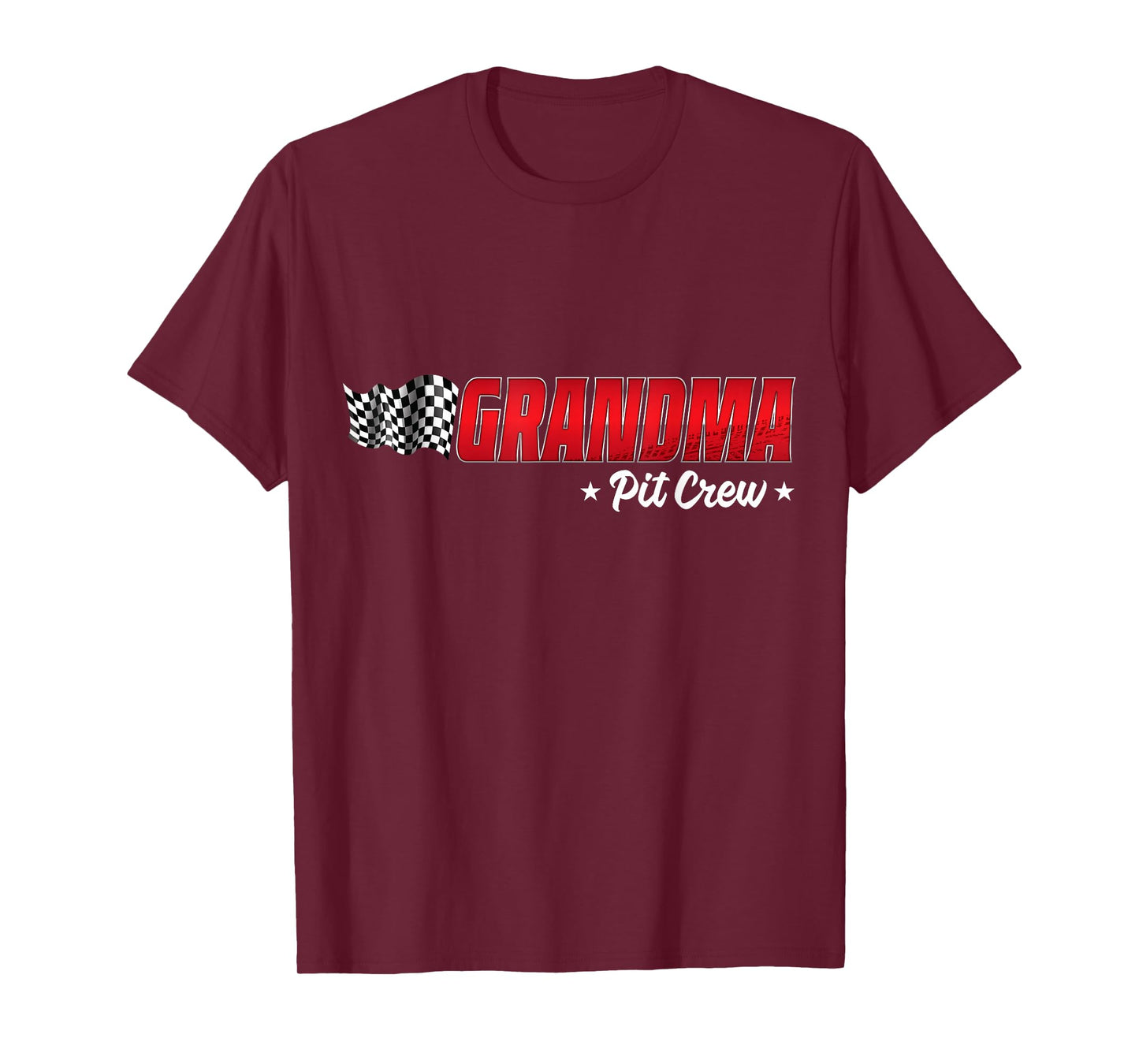 Grandma Pit Crew Race Car Birthday Family Racing Adult Women T-Shirt