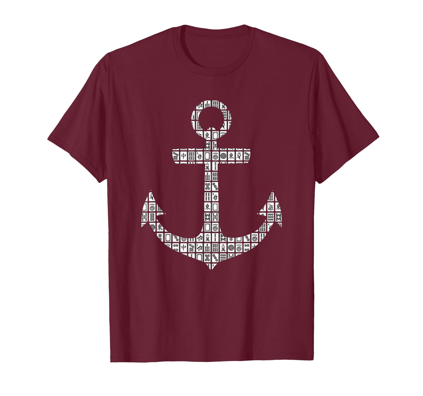 Mahjong Game and Anchor T-Shirt