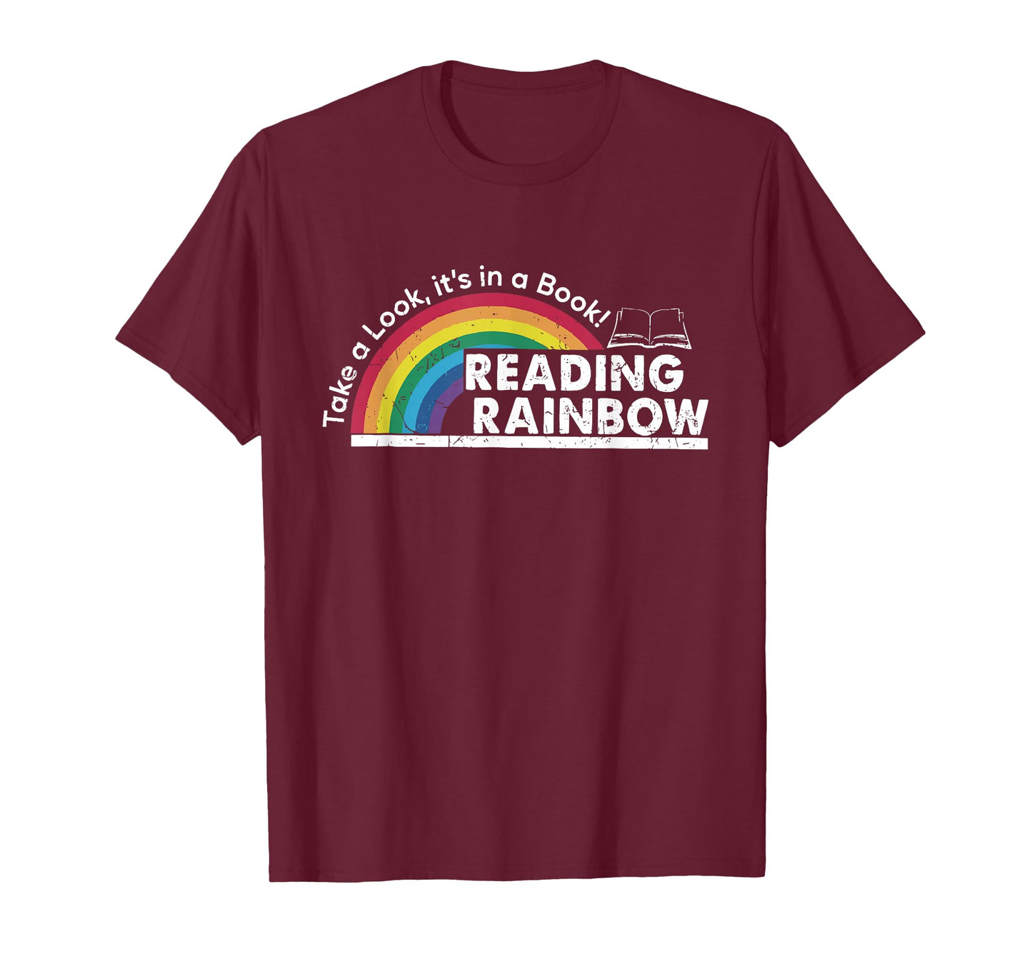 Take A Look It's In A Book Retro Reading Book Lover T-Shirt