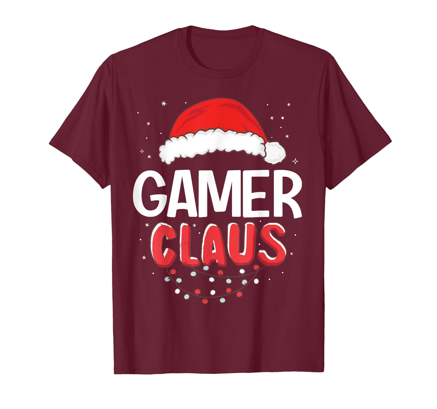 Gamer Santa Claus Christmas Matching Costume T-Shirt