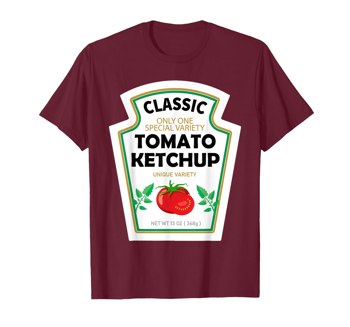 Red Ketchup DIY Costume Matching Couples Groups Halloween T-Shirt