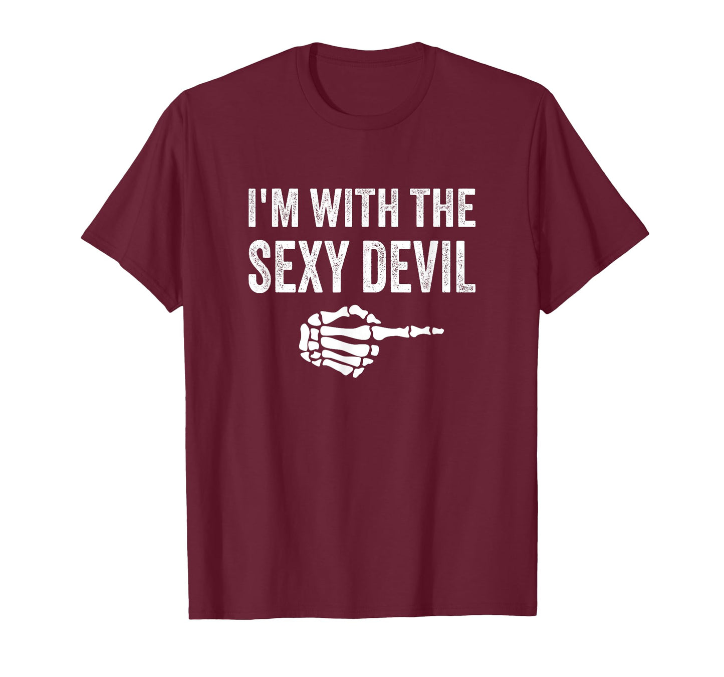 I'm with The Sexy Devil Halloween Couples Costume T-Shirt
