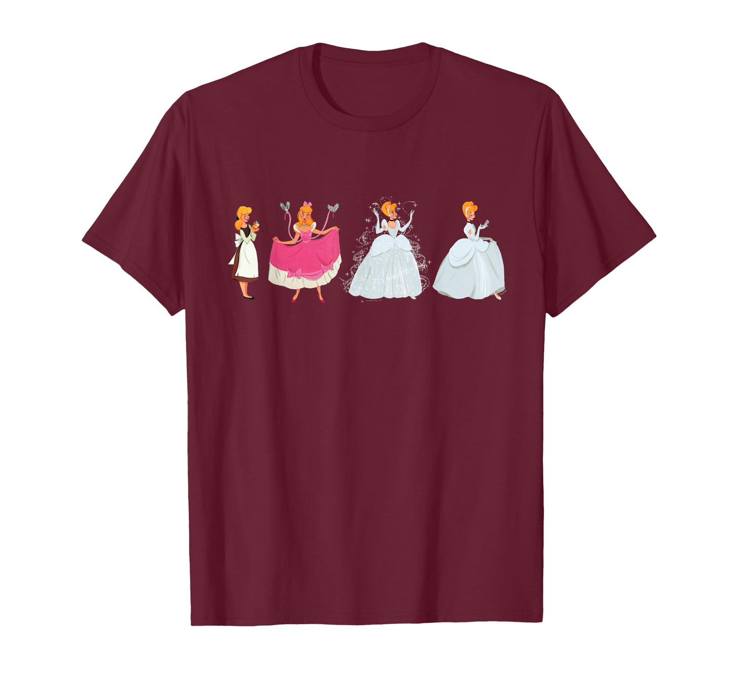 Disney Cinderella 75th Anniversary Dresses and Magic Gown T-Shirt